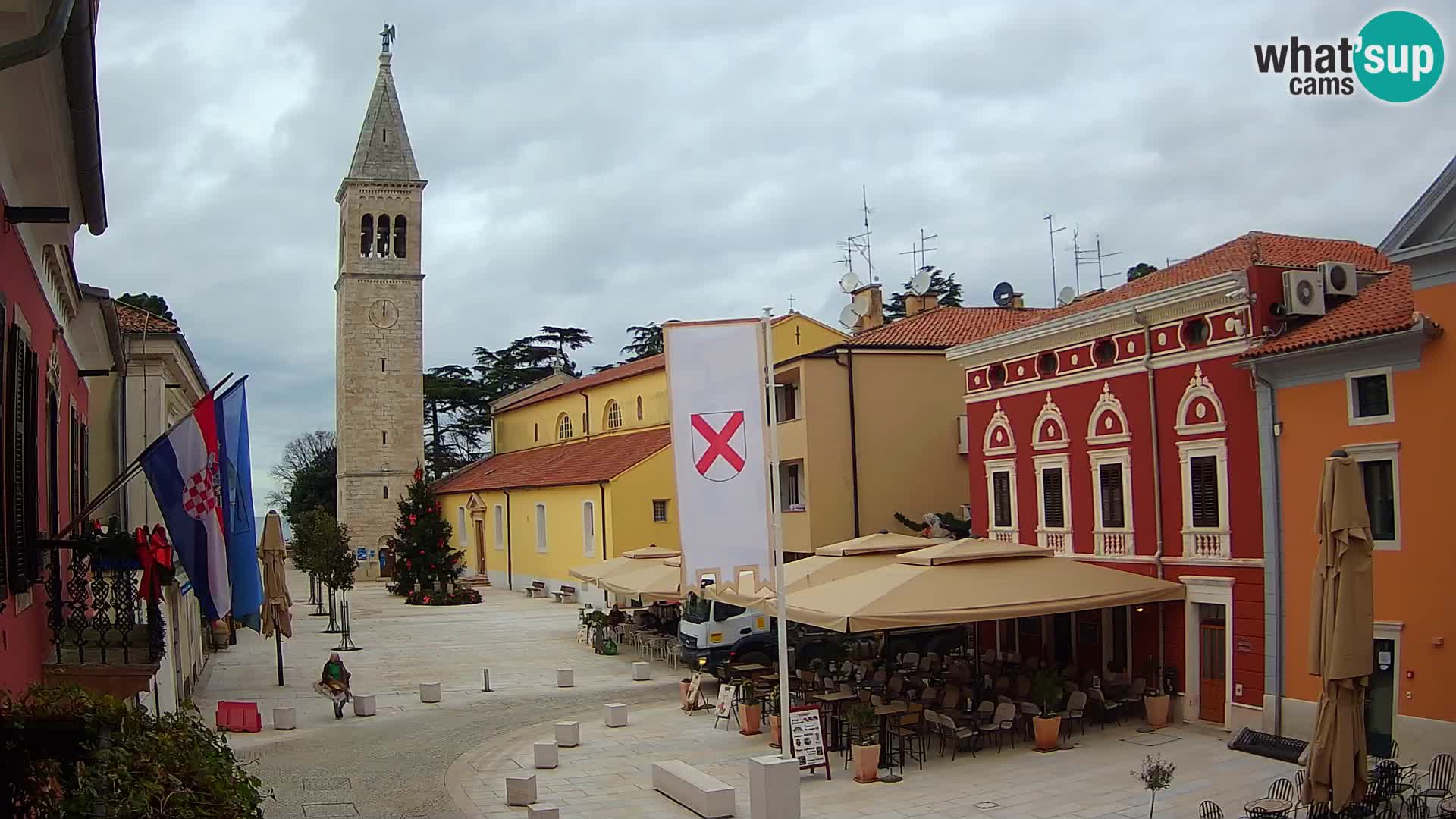 Novigrad Webcam – Veliki Trg (großen Platz) – Istrien – Kroatien
