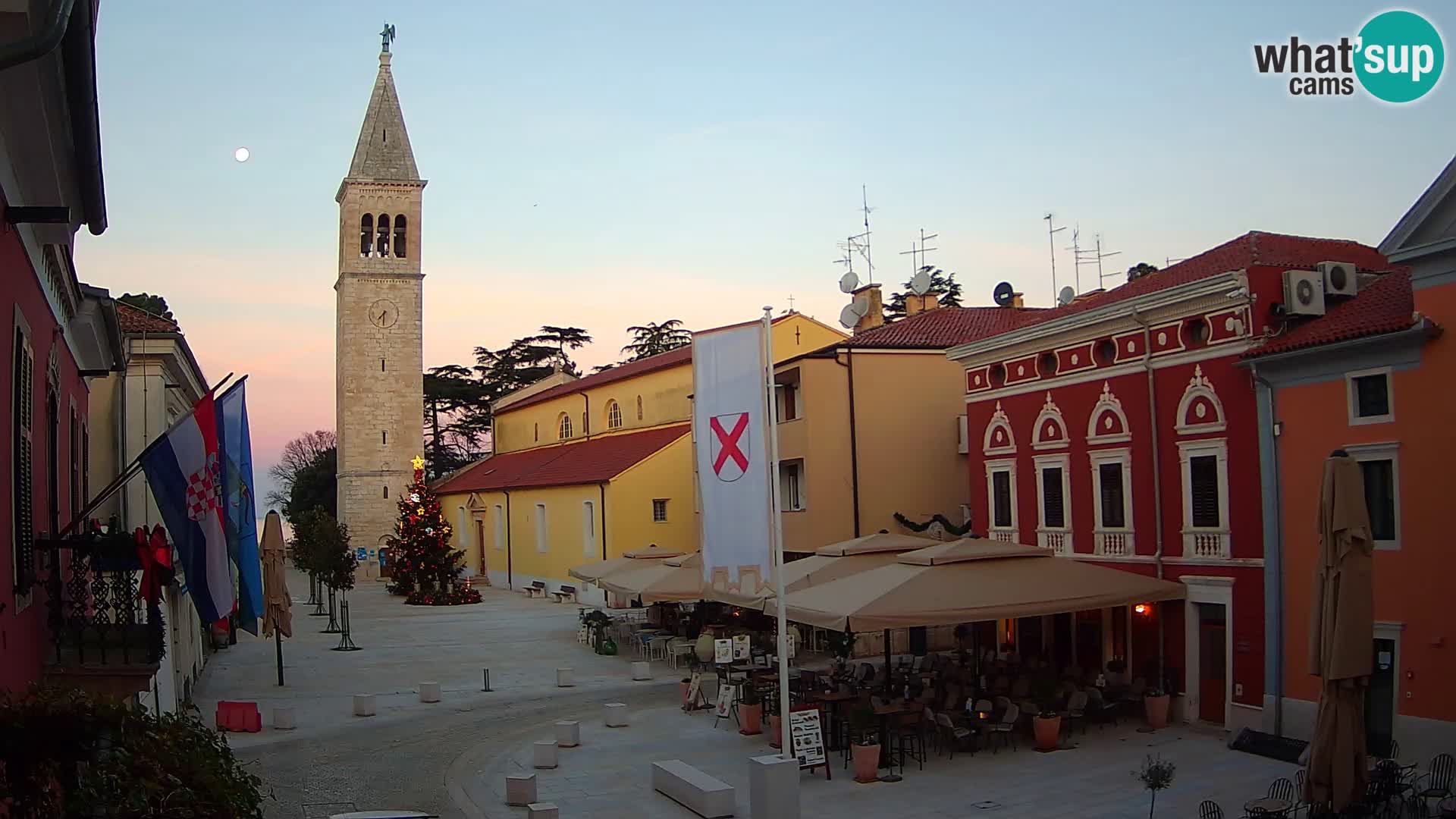 Novigrad Webcam – Veliki Trg (großen Platz) – Istrien – Kroatien