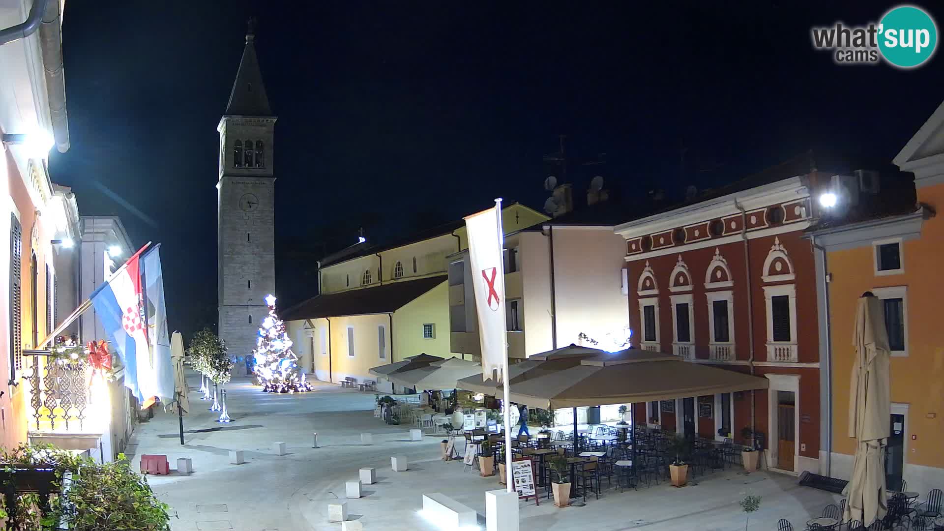 Live webcam Novigrad – Veliki Trg / Piazza Grande – Istria – Croatien