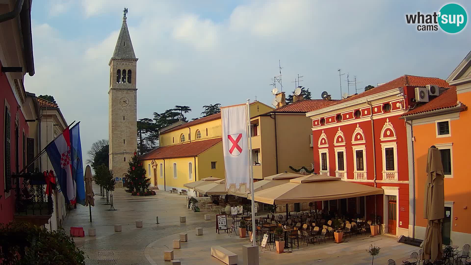 LIVE Webcam Cittanova / Novigrad – Piazza Grande – Istria
