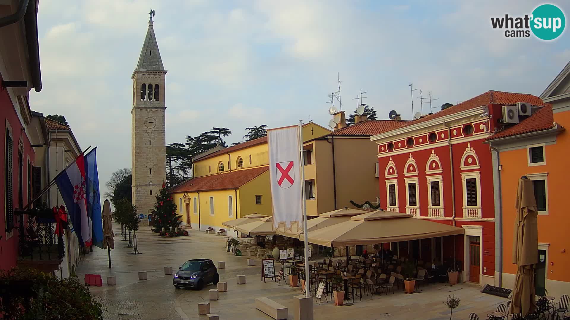 Live webcam Novigrad – Veliki Trg / Piazza Grande – Istria – Croatien