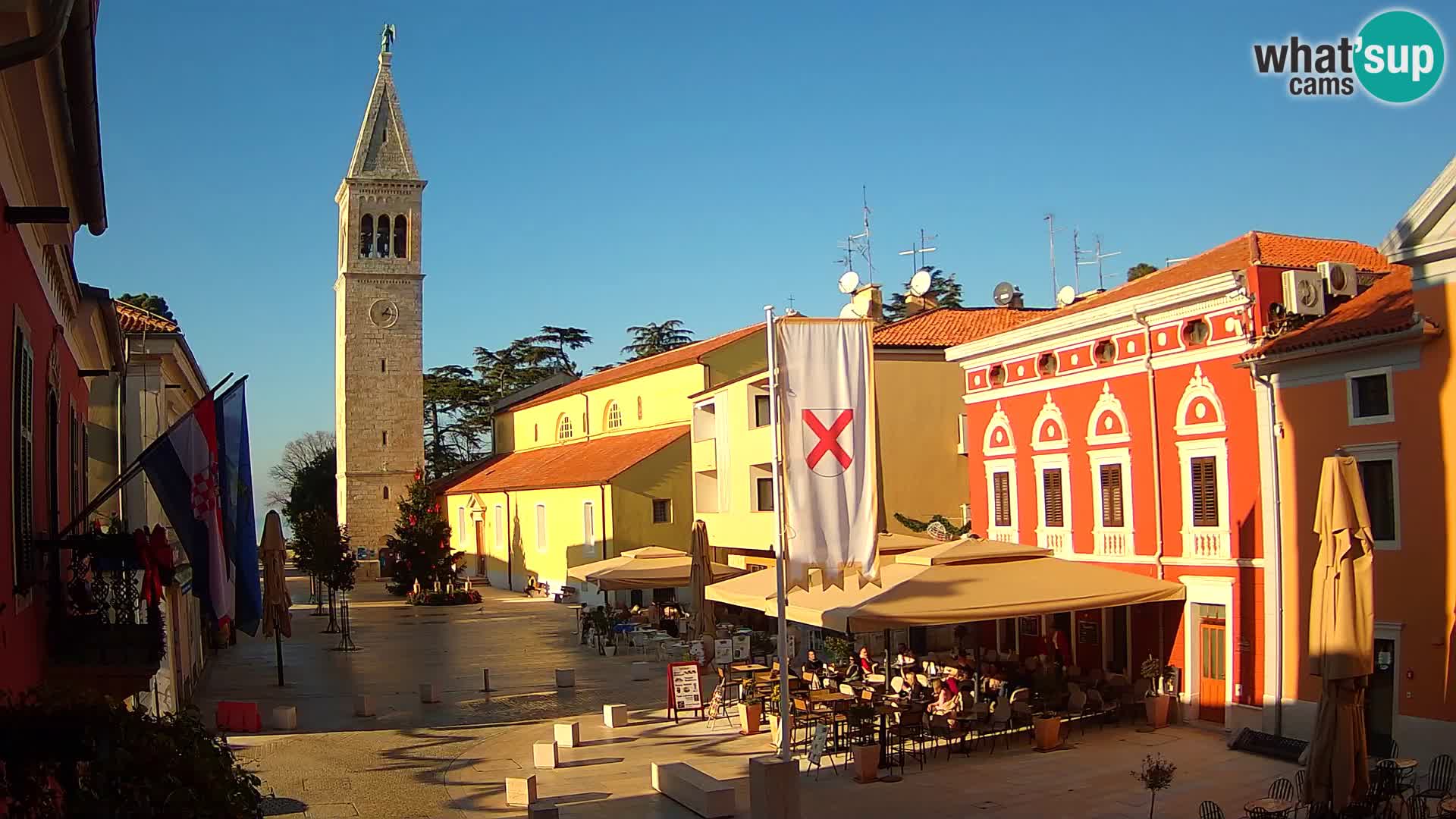 Live Webcam Novigrad – Veliki Trg (gran plaza) – Piazza Grande