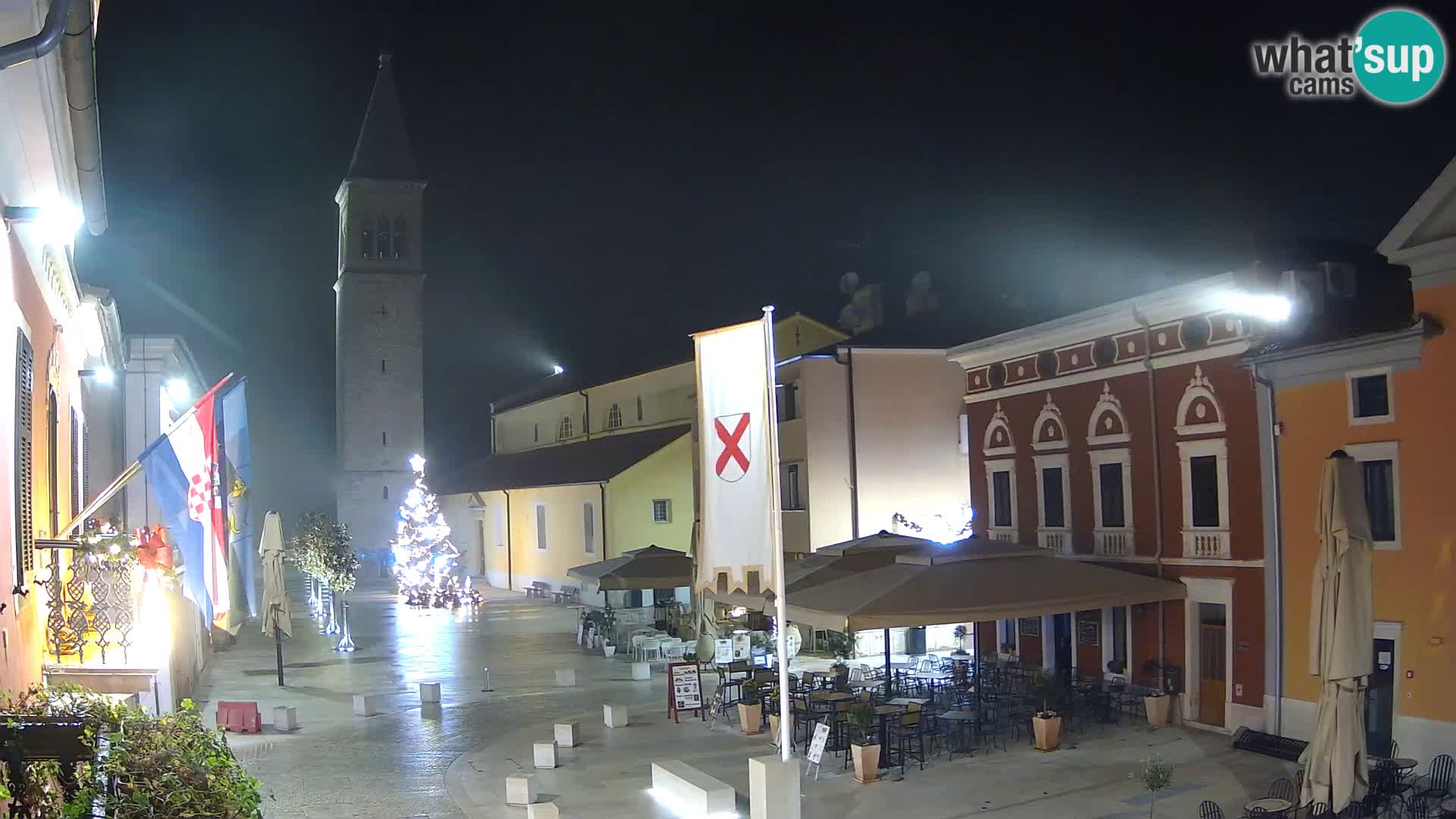 Live webcam Novigrad – Veliki Trg / Piazza Grande – Istria – Croatien
