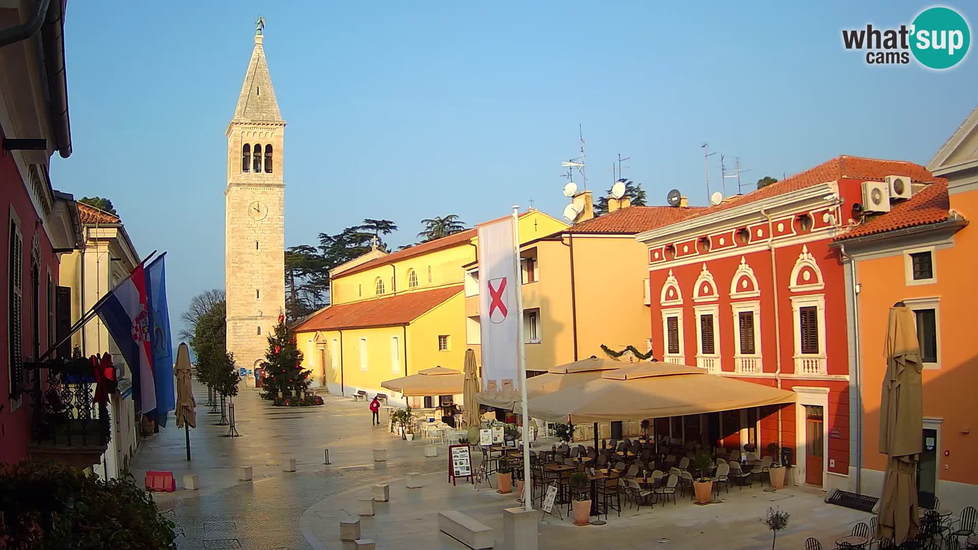 LIVE Webcam Cittanova / Novigrad – Piazza Grande – Istria