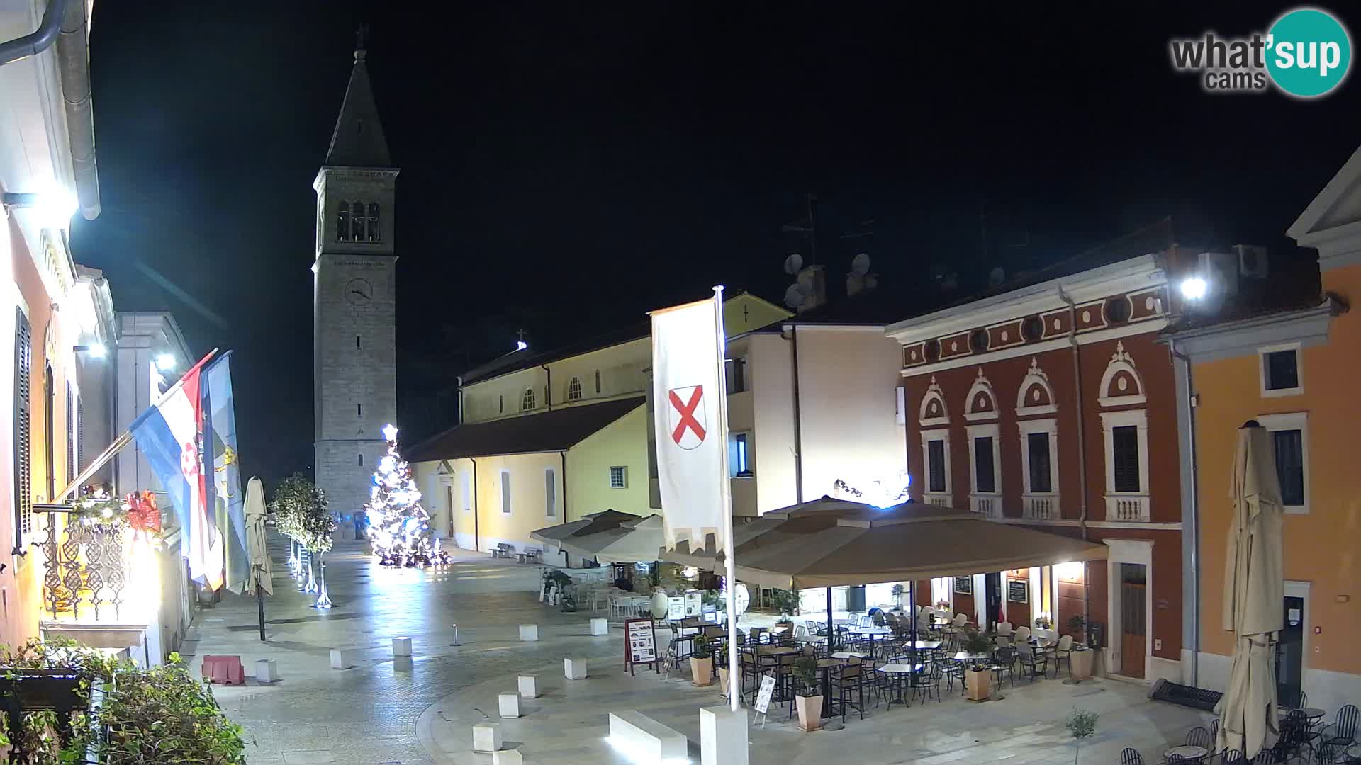 Live webcam Novigrad – Veliki Trg / Piazza Grande – Istria – Croatien