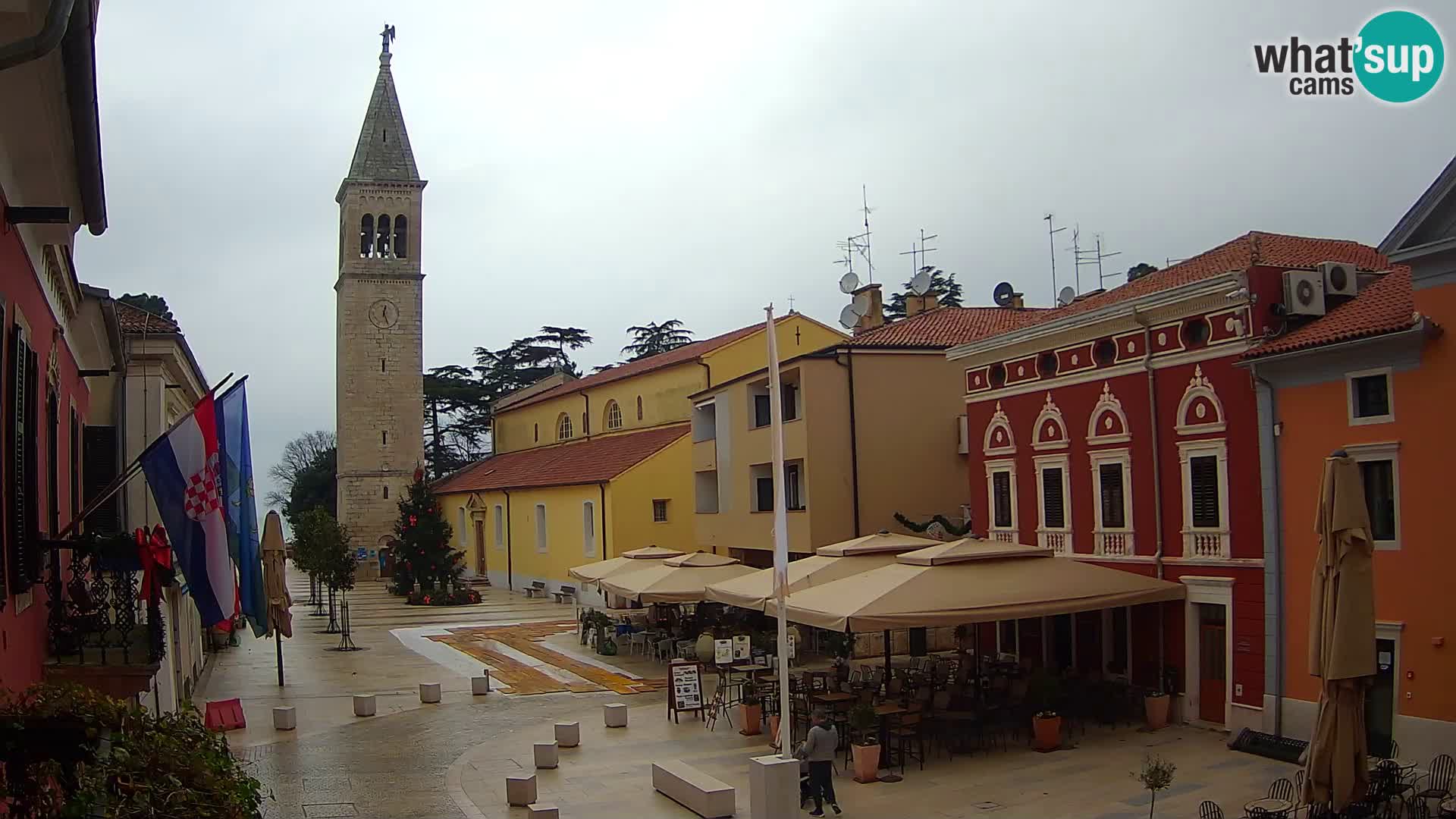 LIVE Webcam Cittanova / Novigrad – Piazza Grande – Istria