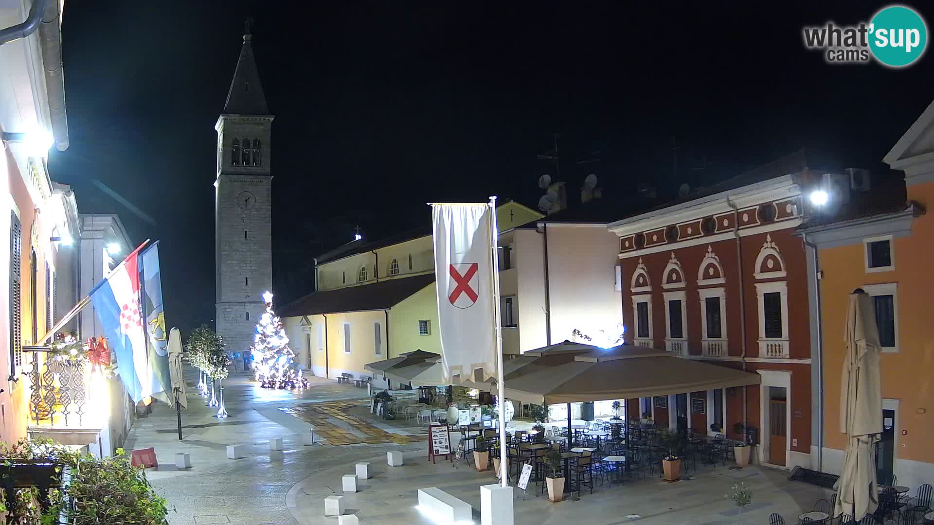 Live webcam Novigrad – Veliki Trg / Piazza Grande – Istria – Croatien