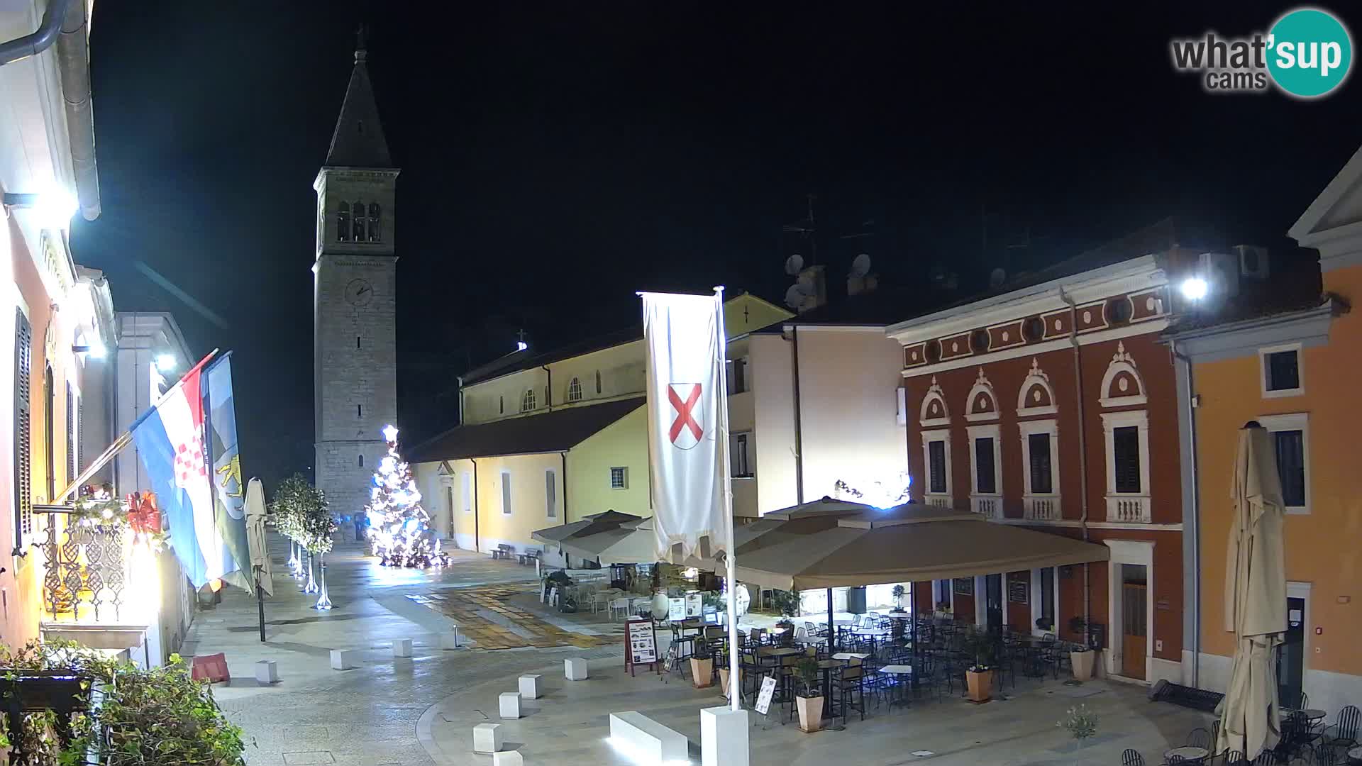 Live webcam Novigrad – Veliki Trg (grande place) – Piazza Grande