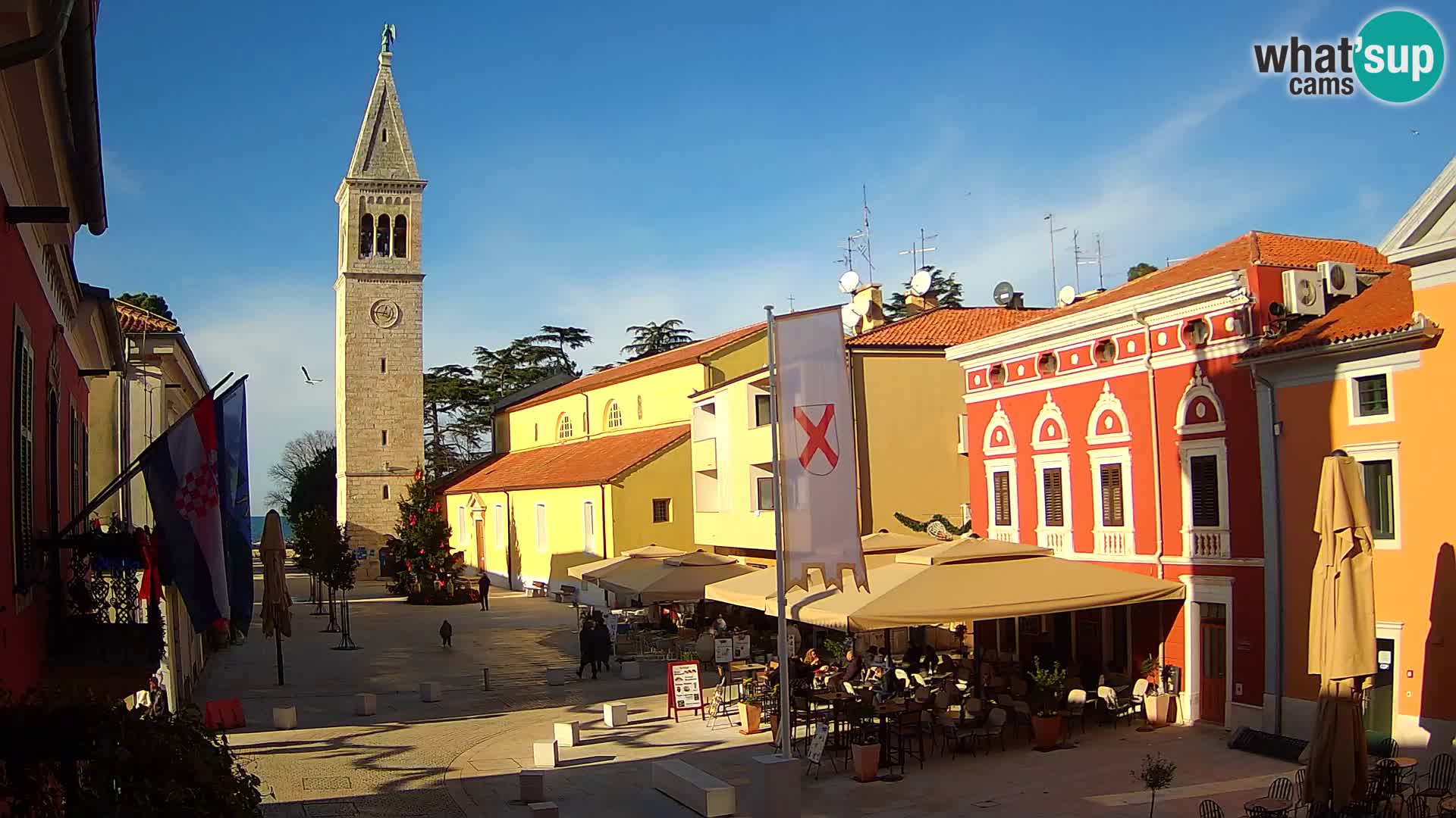 Live Webcam Novigrad – Veliki Trg (gran plaza) – Piazza Grande
