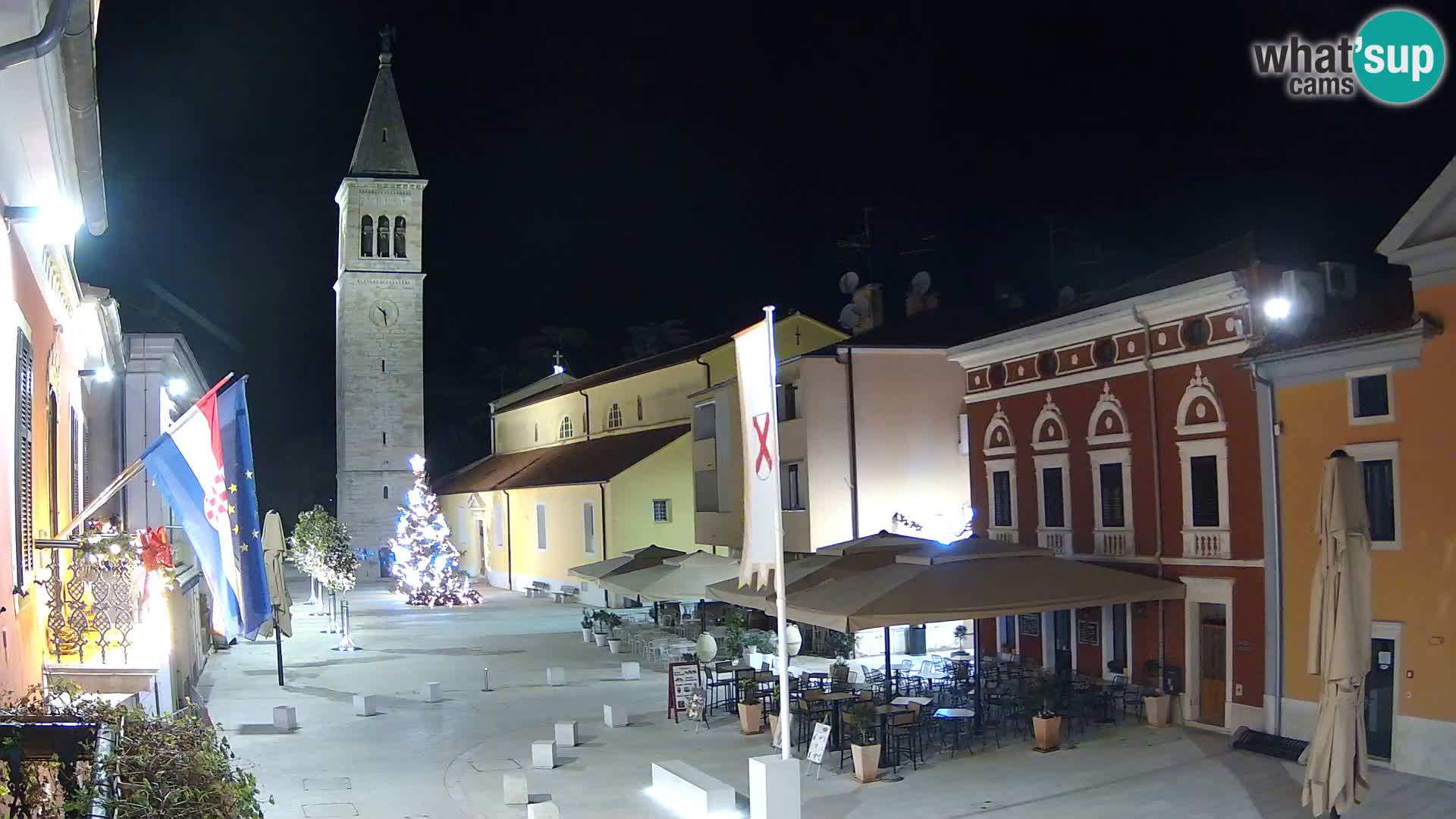 Live webcam Novigrad – Veliki Trg (grande place) – Piazza Grande