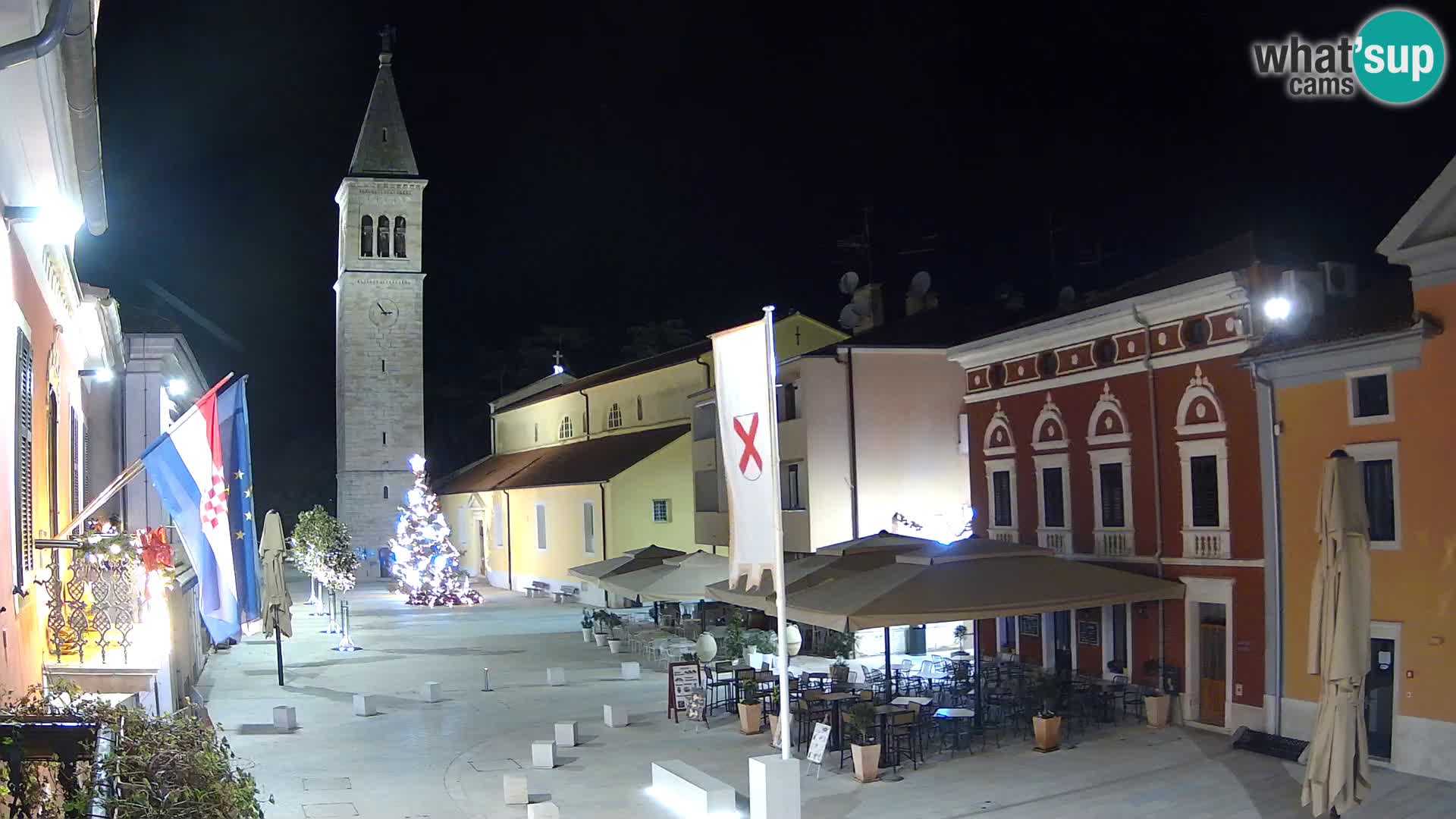Live webcam Novigrad – Veliki Trg / Piazza Grande – Istria – Croatien