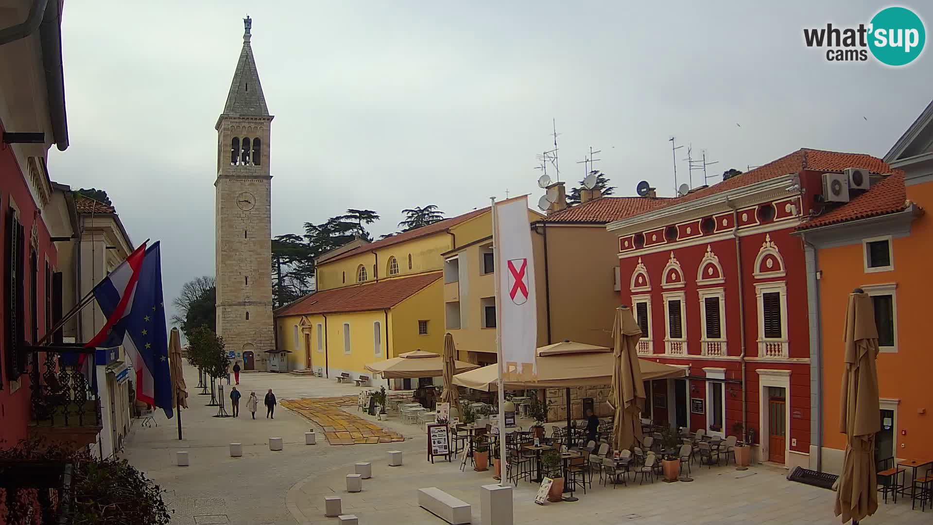 LIVE Webcam Cittanova / Novigrad – Piazza Grande – Istria