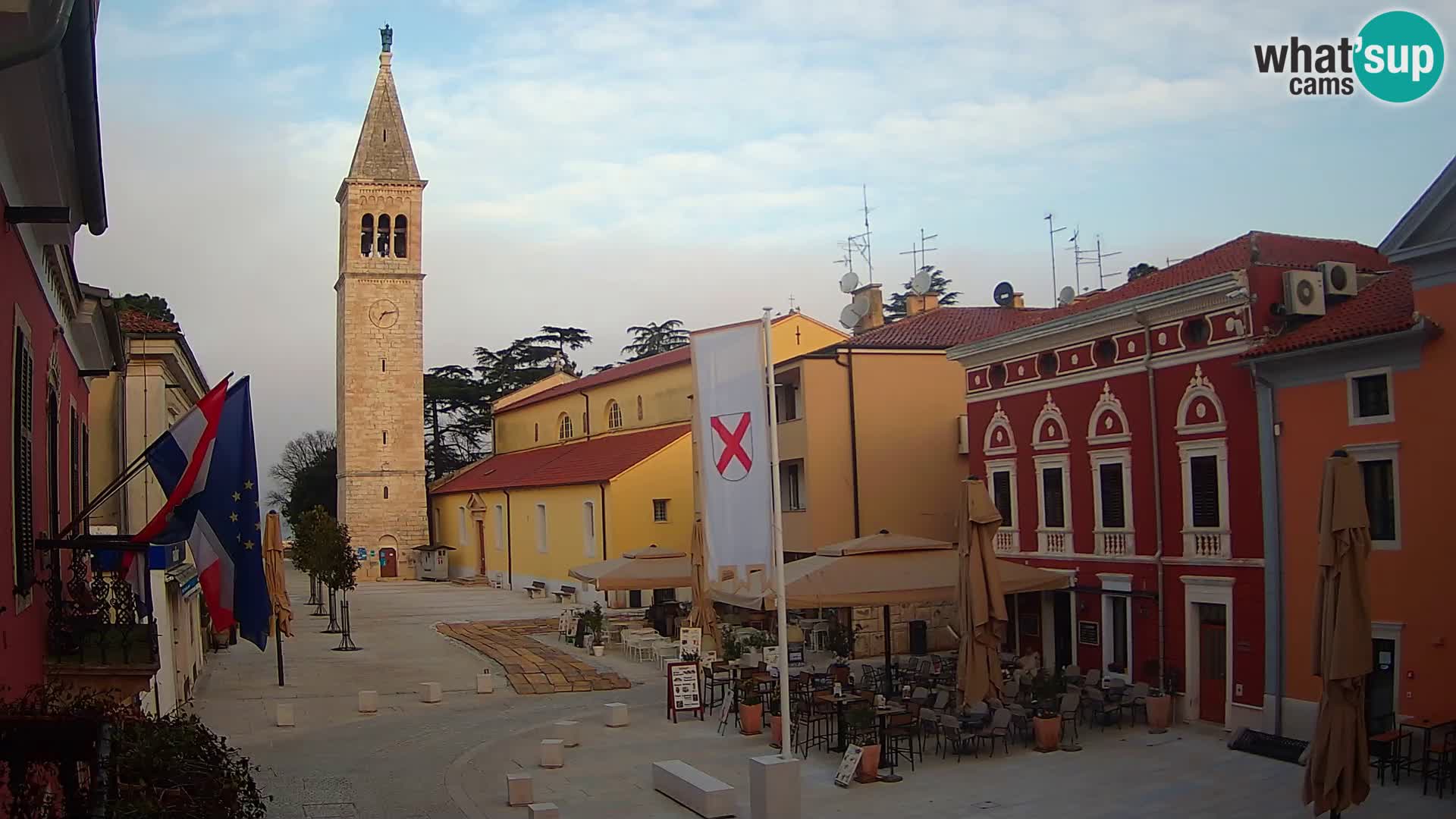 Live Webcam Novigrad – Veliki Trg (gran plaza) – Piazza Grande