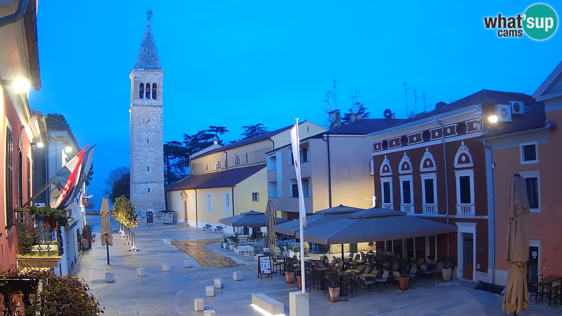 Novigrad Webcam – Veliki Trg (großen Platz) – Istrien – Kroatien