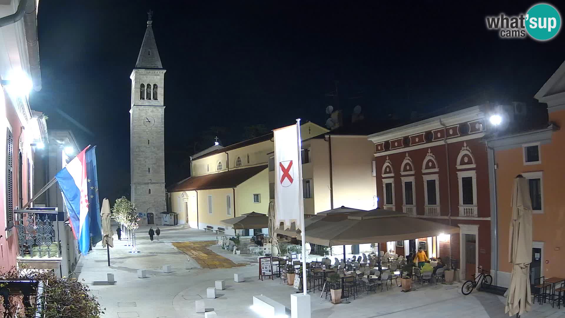 Live webcam Novigrad – Veliki Trg (grande place) – Piazza Grande