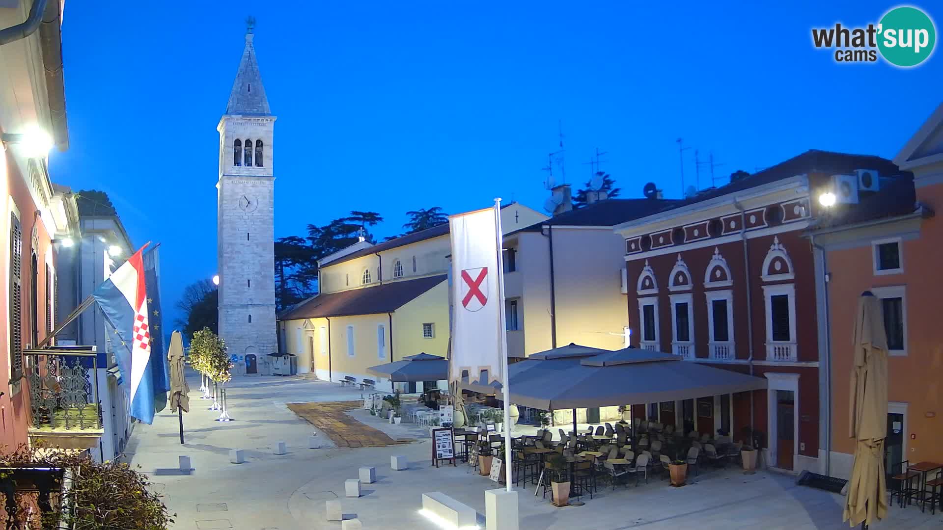 Novigrad Webcam – Veliki Trg (großen Platz) – Istrien – Kroatien