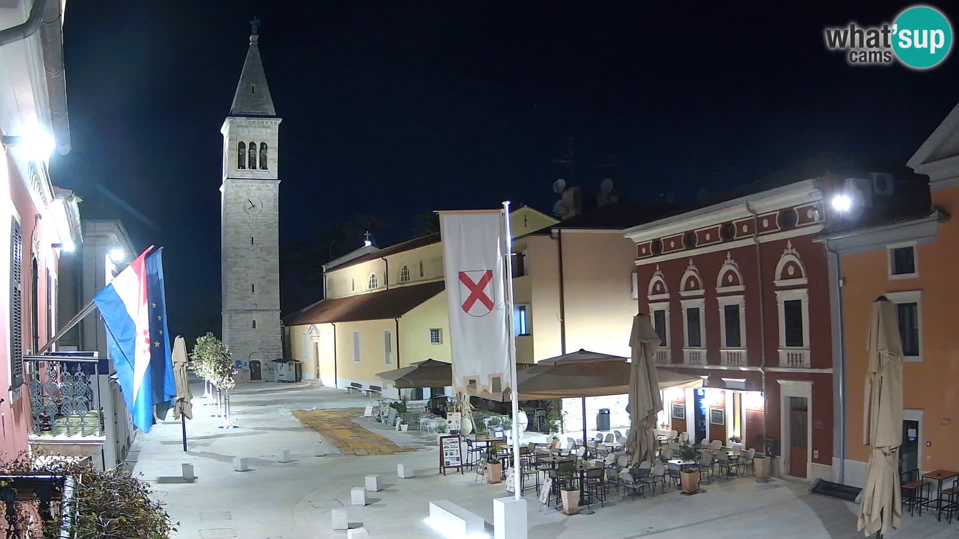 Live webcam Novigrad – Veliki Trg / Piazza Grande – Istria – Croatien