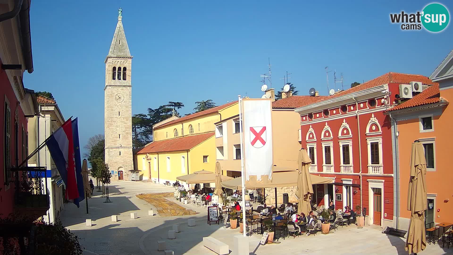 Novigrad Webcam – Veliki Trg (großen Platz) – Istrien – Kroatien