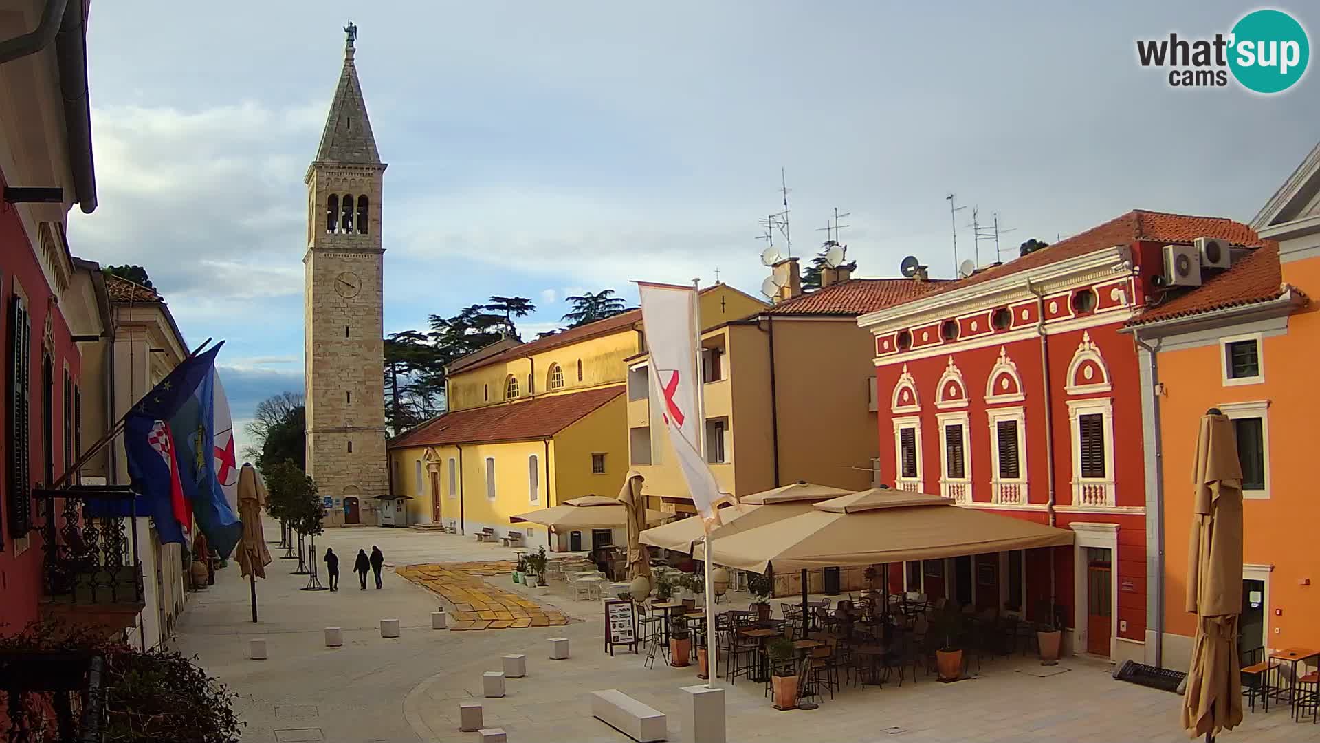 LIVE Webcam Cittanova / Novigrad – Piazza Grande – Istria