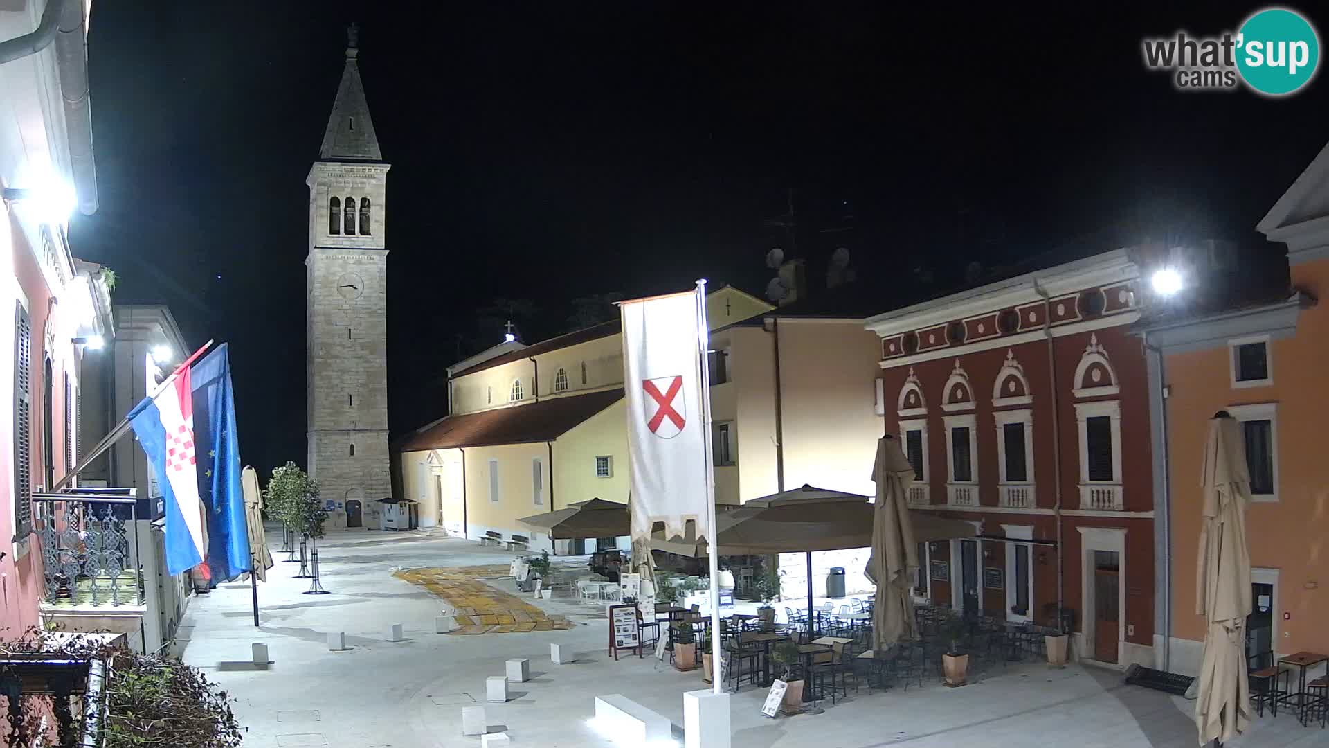 Live webcam Novigrad – Veliki Trg / Piazza Grande – Istria – Croatien