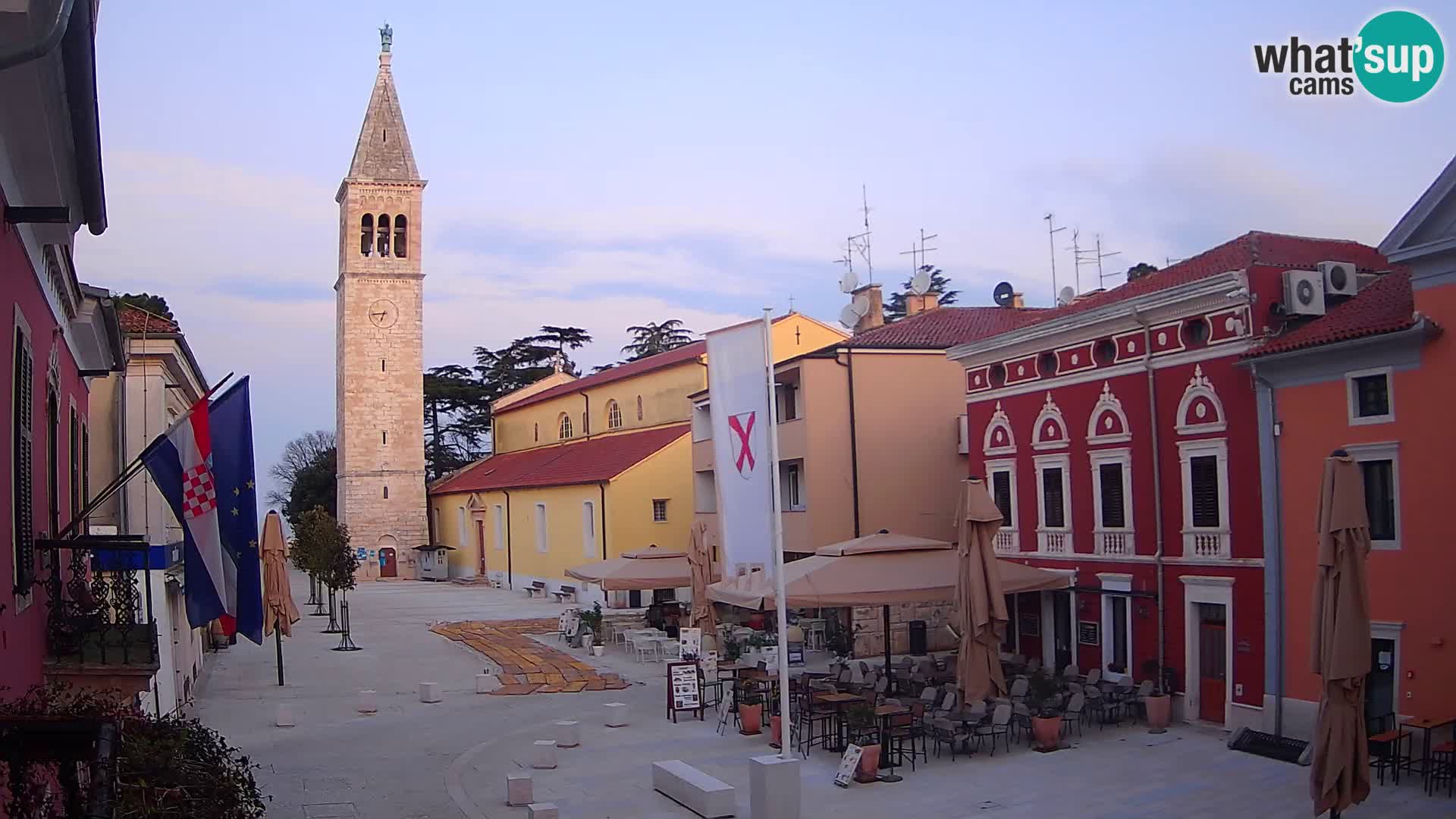 LIVE Webcam Cittanova / Novigrad – Piazza Grande – Istria