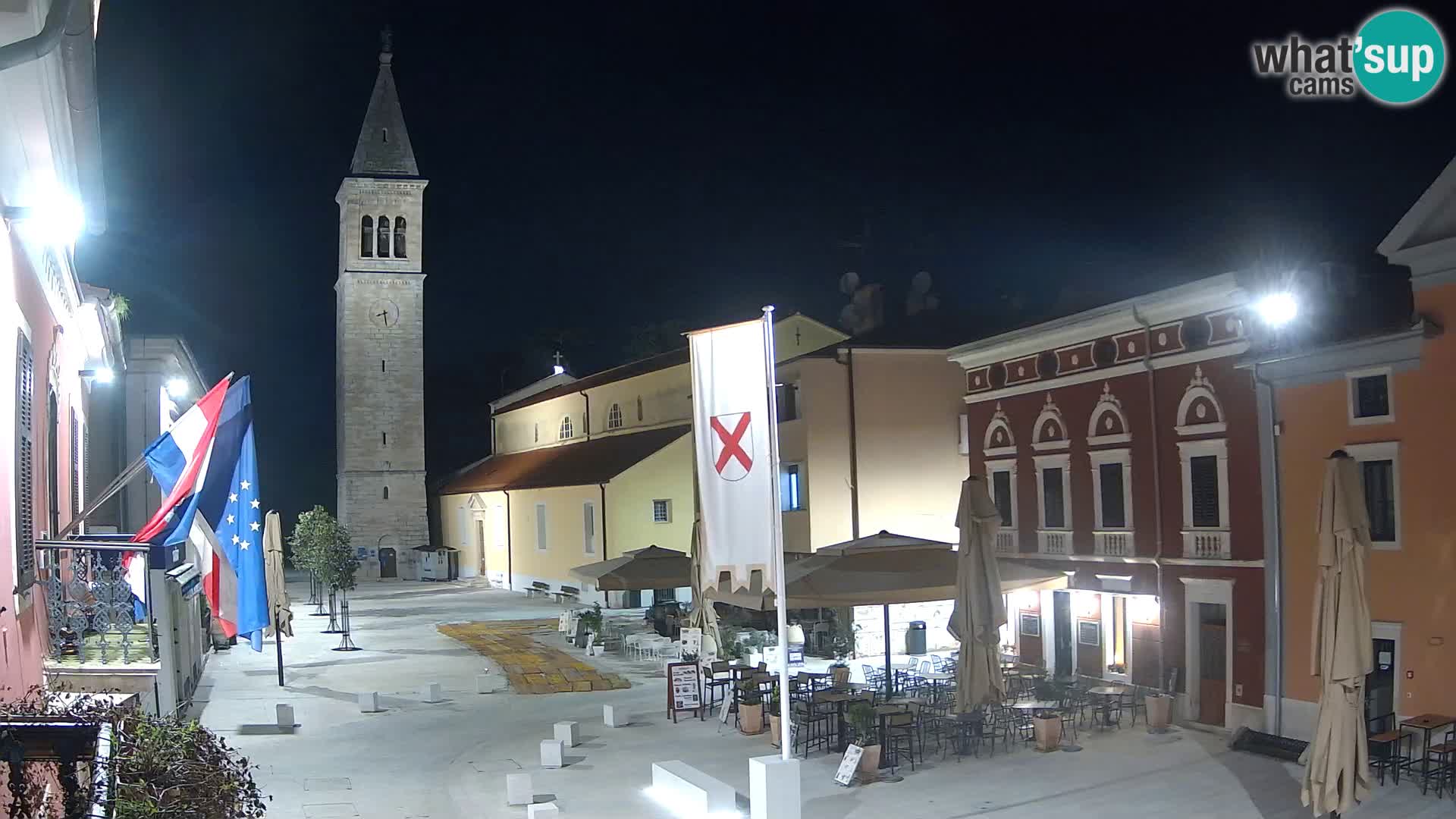 Live webcam Novigrad – Veliki Trg (grande place) – Piazza Grande