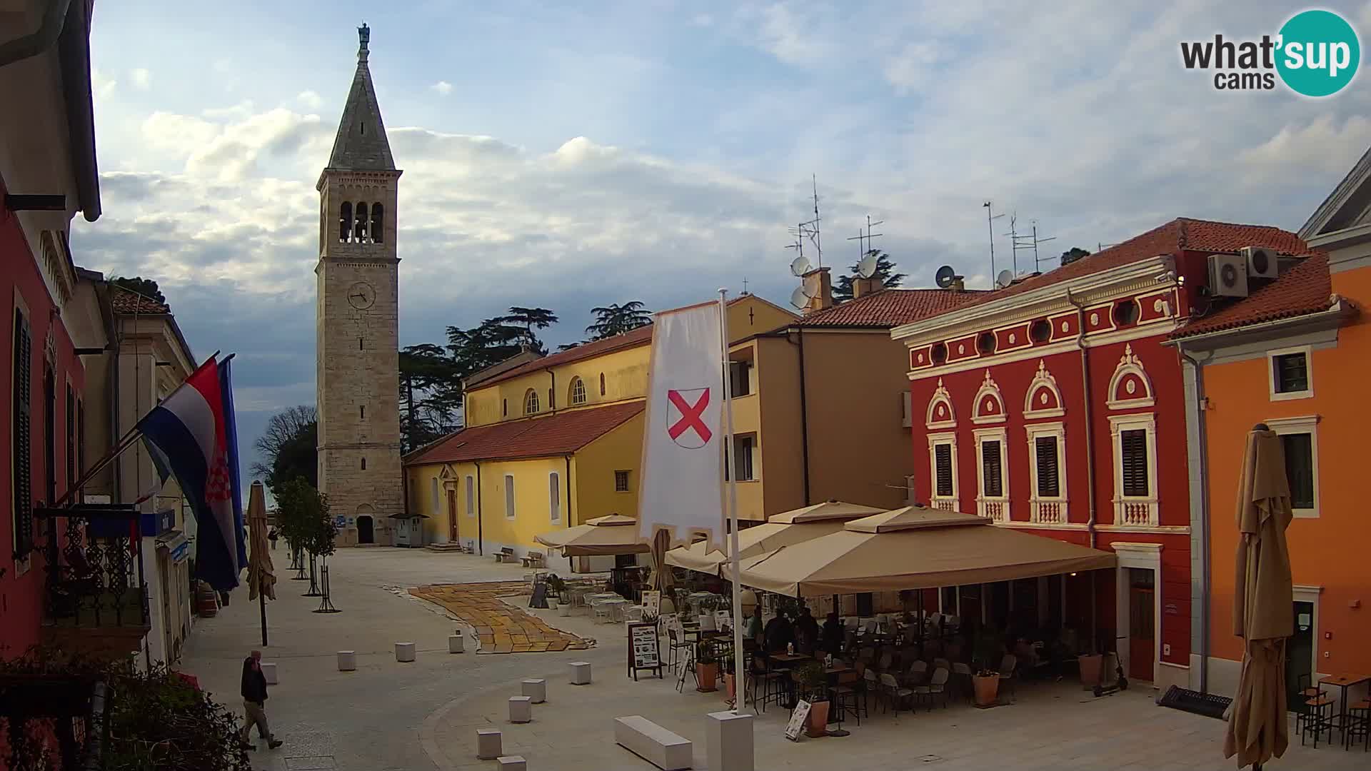 LIVE Webcam Cittanova / Novigrad – Piazza Grande – Istria