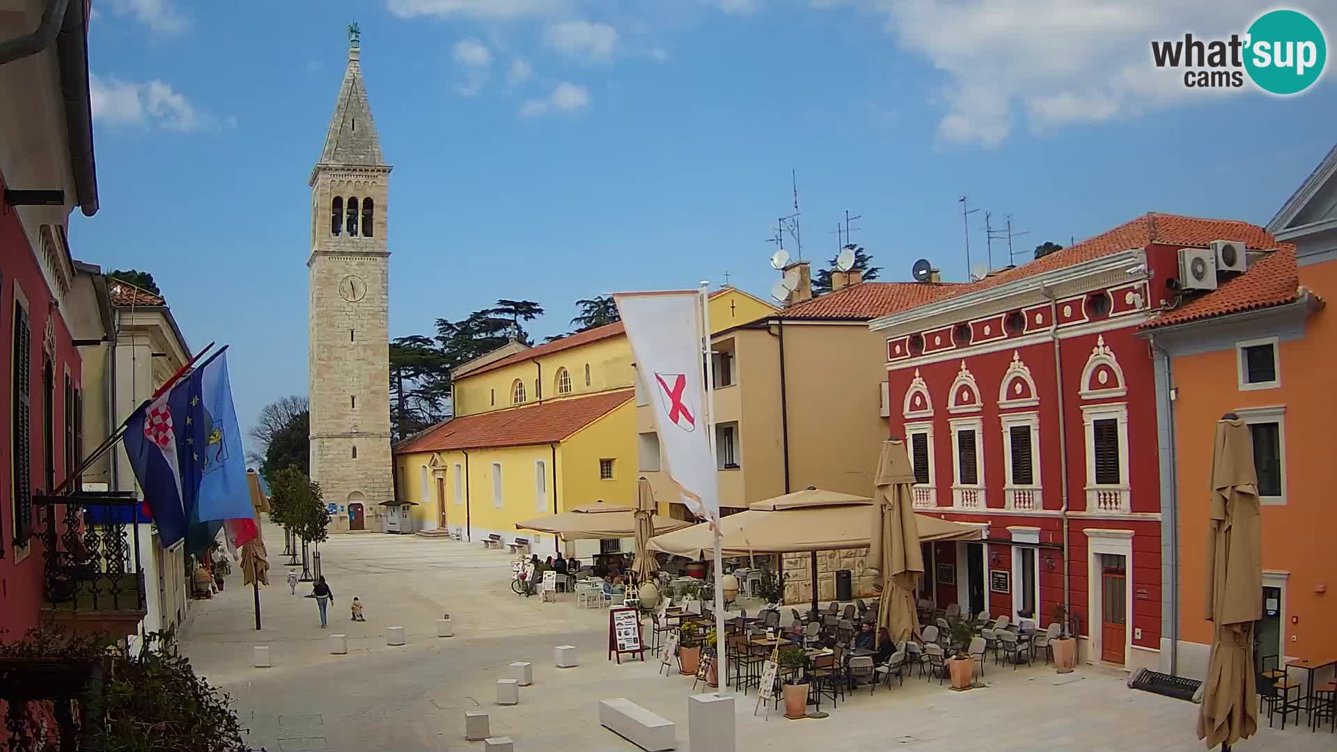 LIVE Webcam Cittanova / Novigrad – Piazza Grande – Istria
