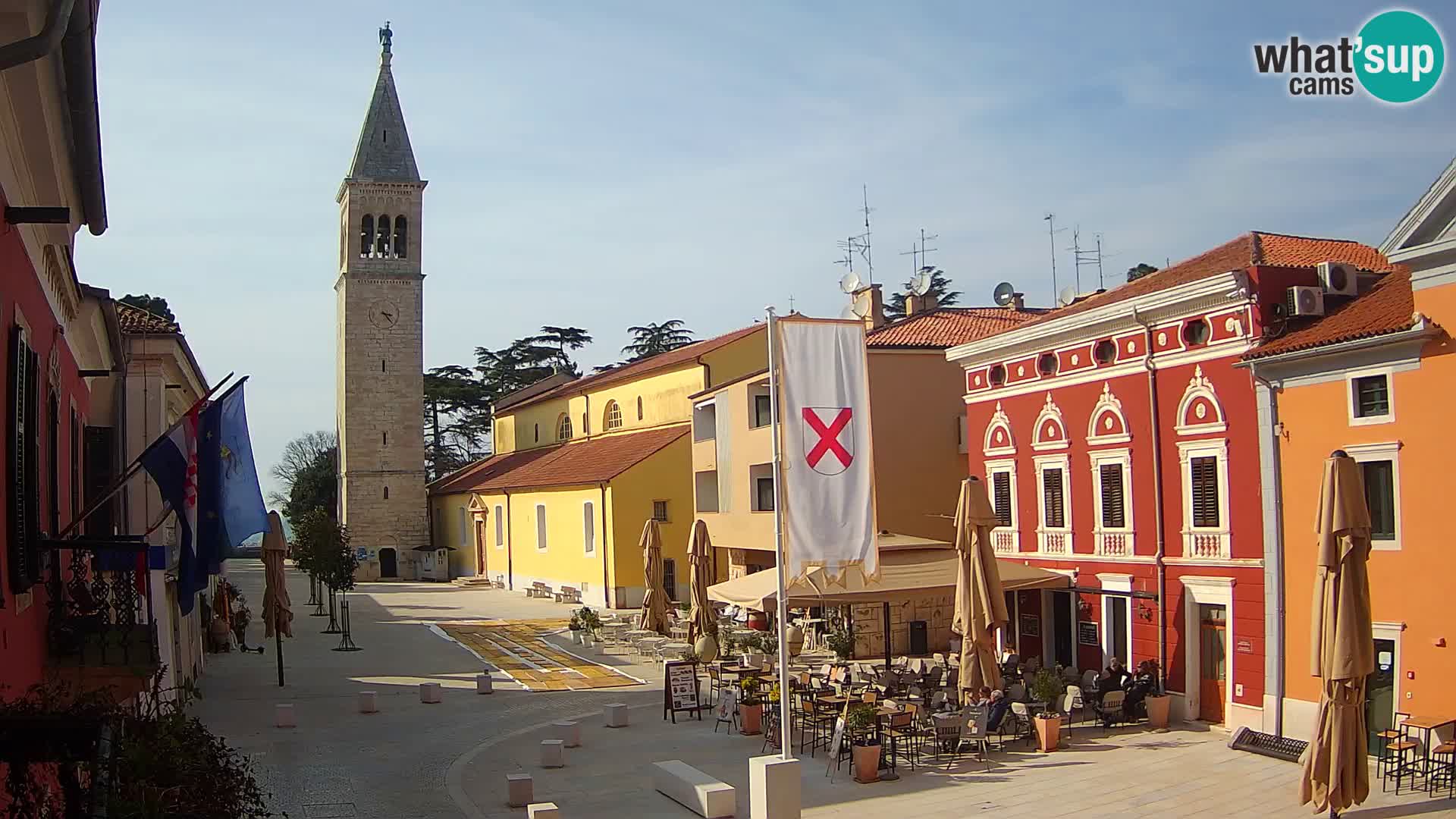 Live Webcam Novigrad – Veliki Trg (gran plaza) – Piazza Grande