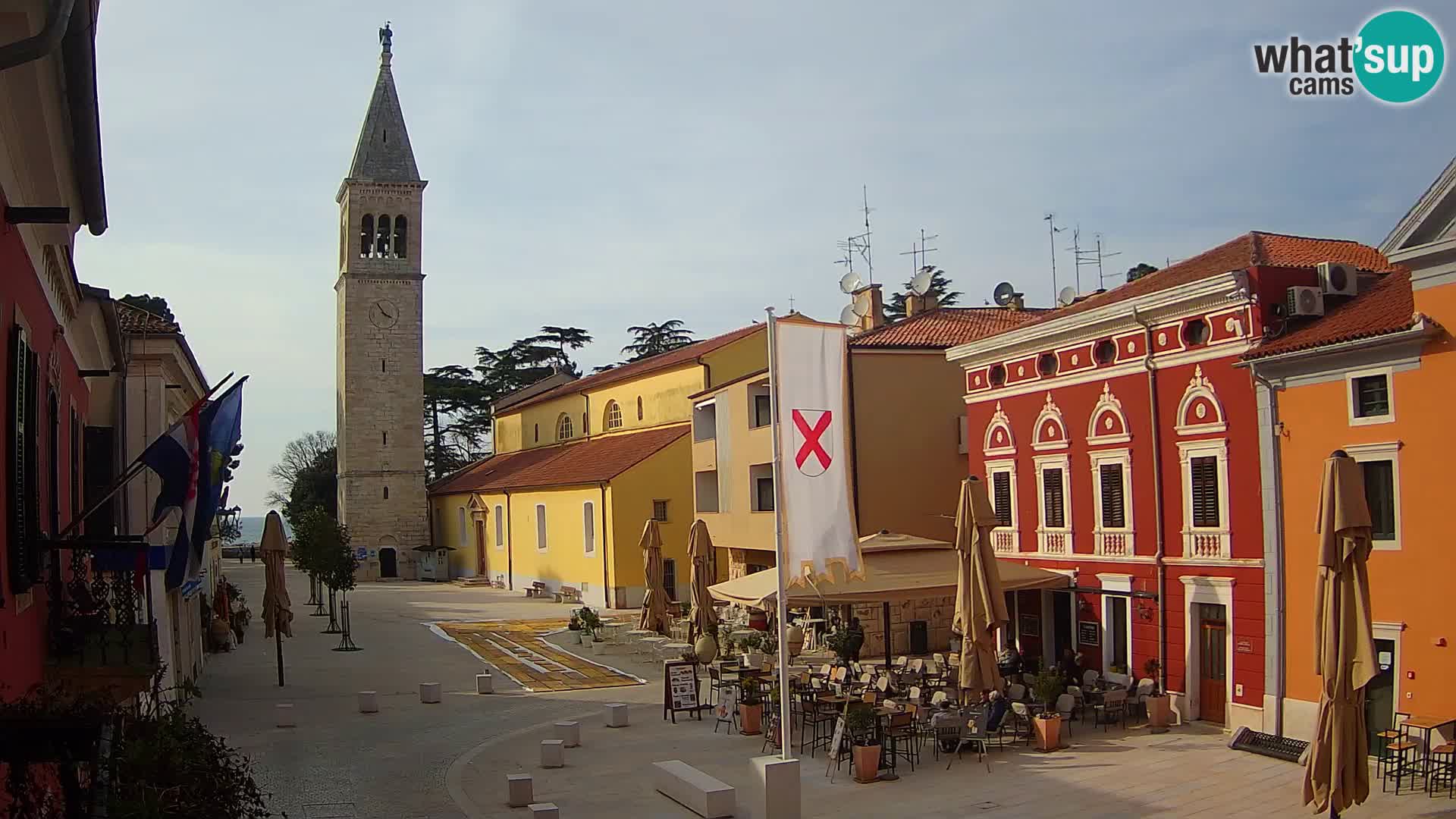 Live Webcam Novigrad – Veliki Trg (gran plaza) – Piazza Grande