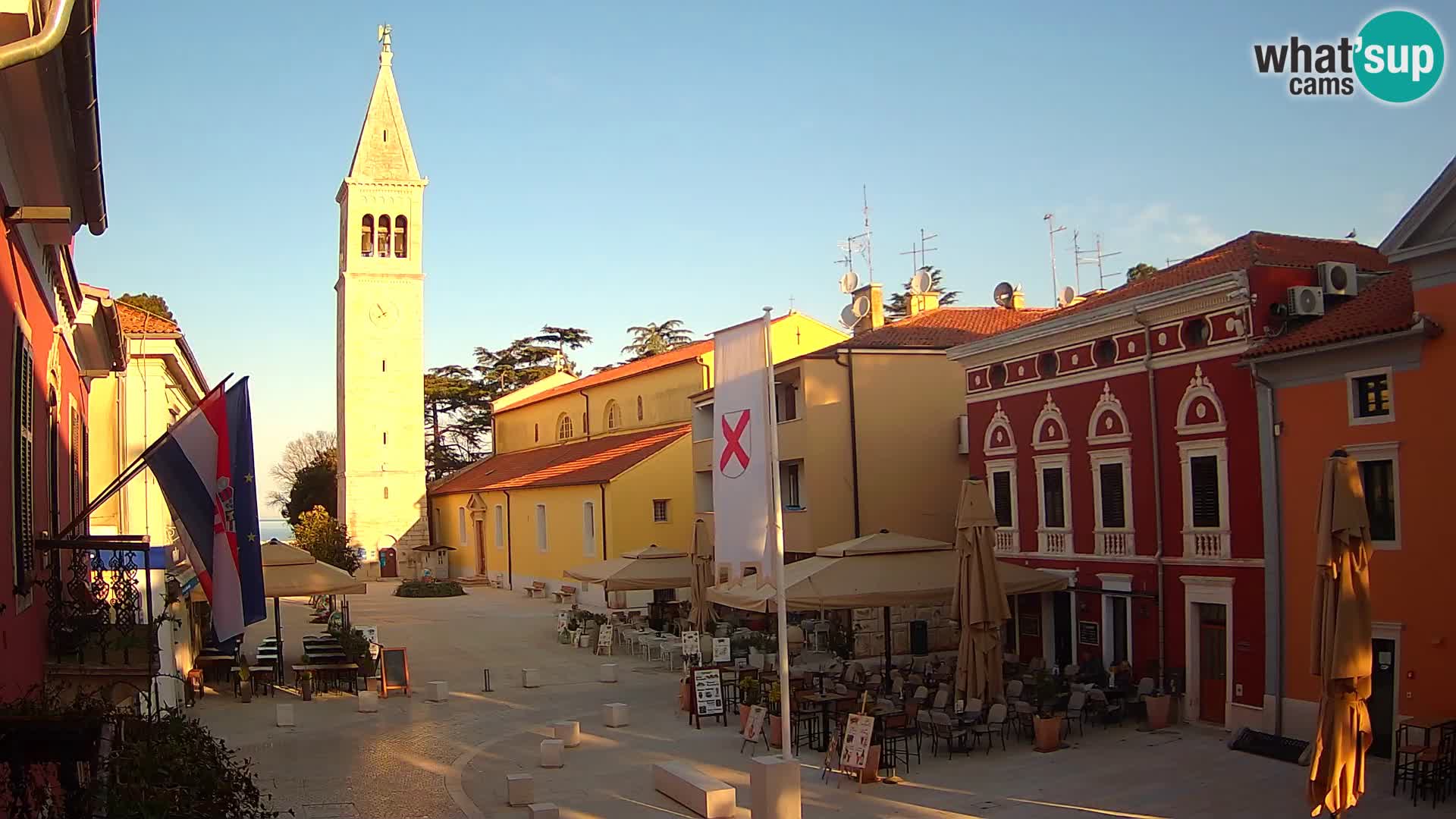 Novigrad Webcam – Veliki Trg (großen Platz) – Istrien – Kroatien