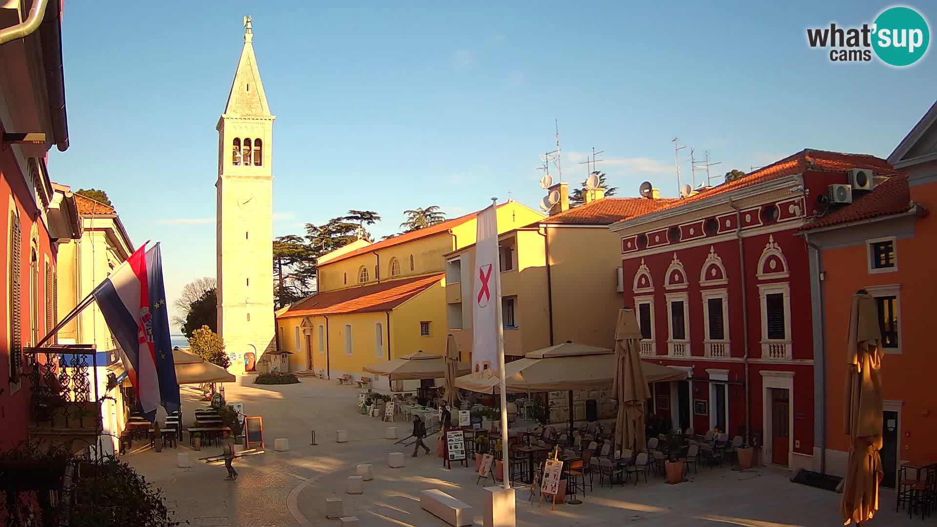 Live webcam Novigrad – Veliki Trg (grande place) – Piazza Grande