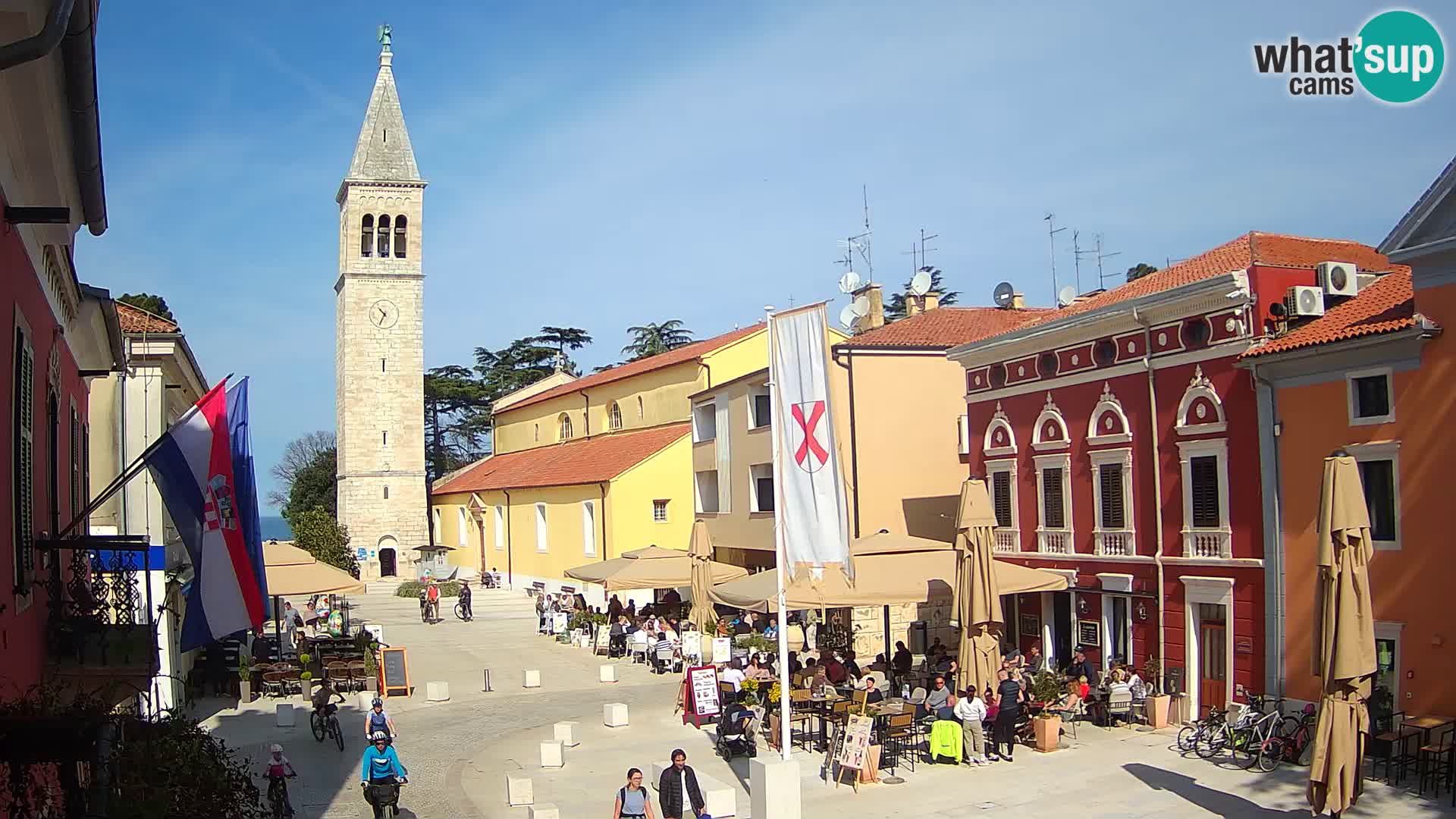 Live webcam Novigrad – Veliki Trg / Piazza Grande – Istria – Croatien