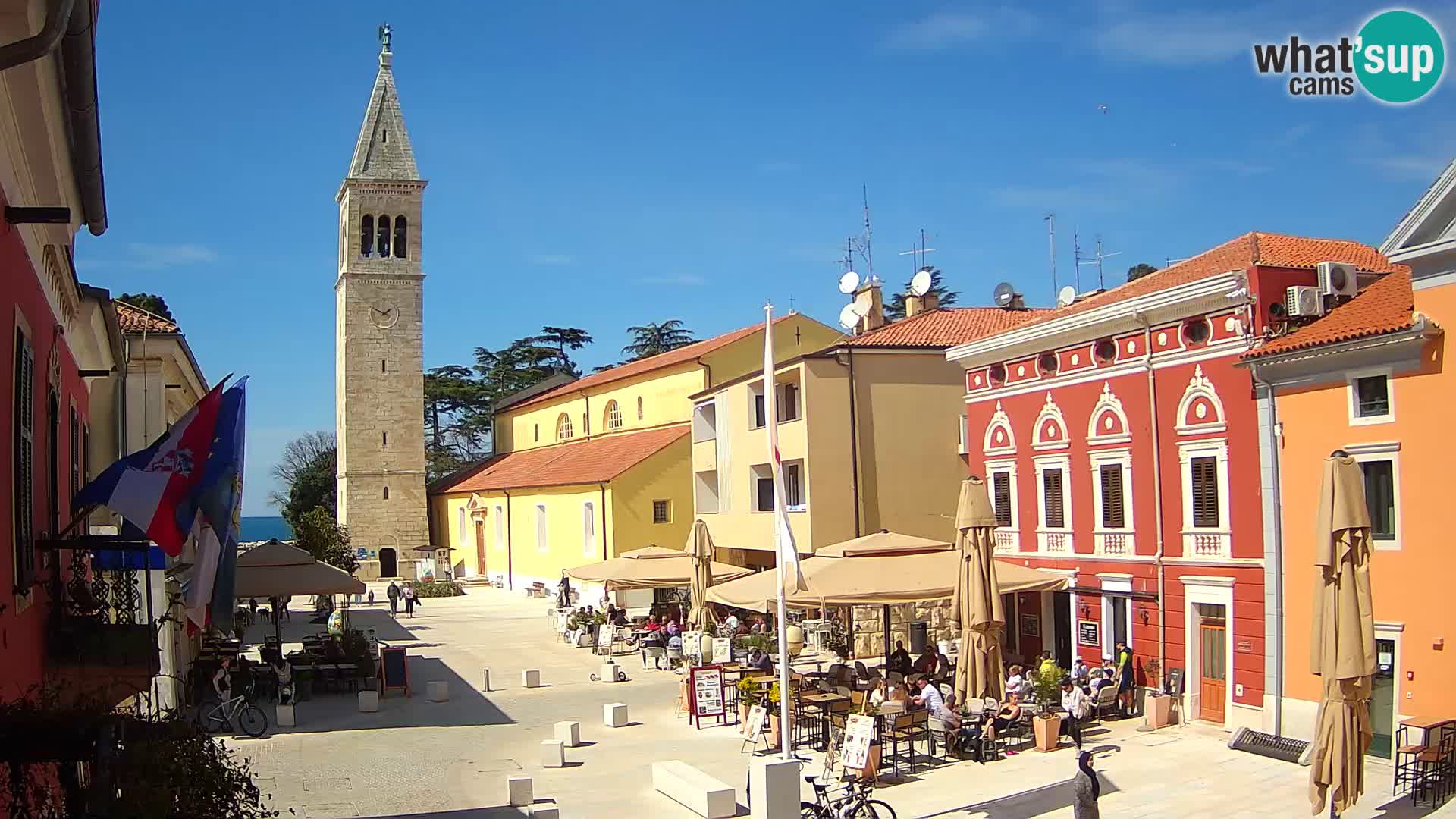 Live webcam Novigrad – Veliki Trg (grande place) – Piazza Grande