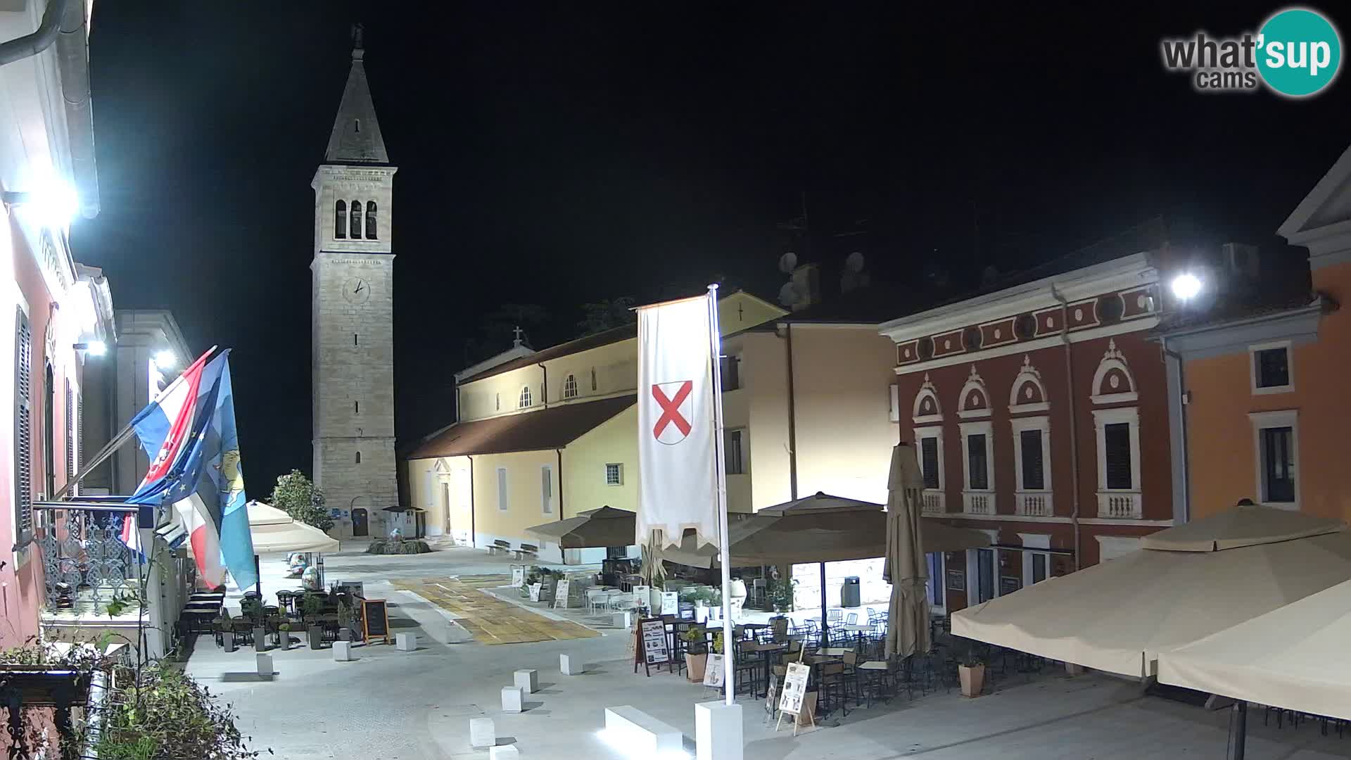 Live webcam Novigrad – Veliki Trg / Piazza Grande – Istria – Croatien