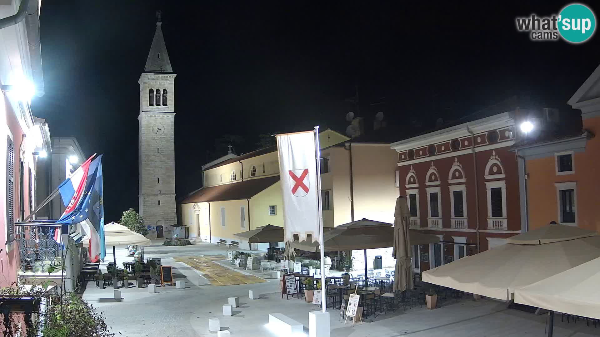 LIVE Webcam Cittanova / Novigrad – Piazza Grande – Istria