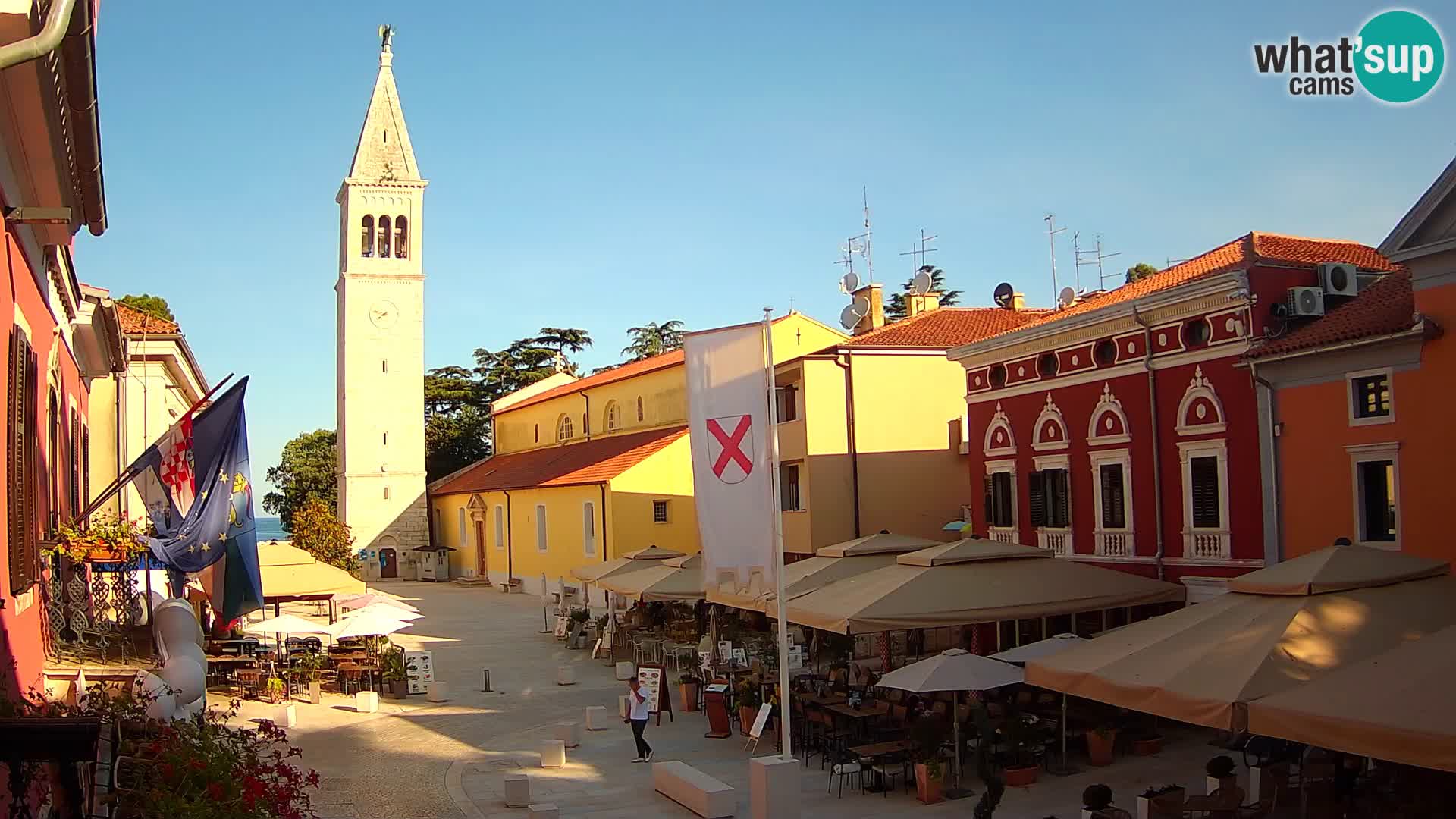 LIVE Webcam Cittanova / Novigrad – Piazza Grande – Istria