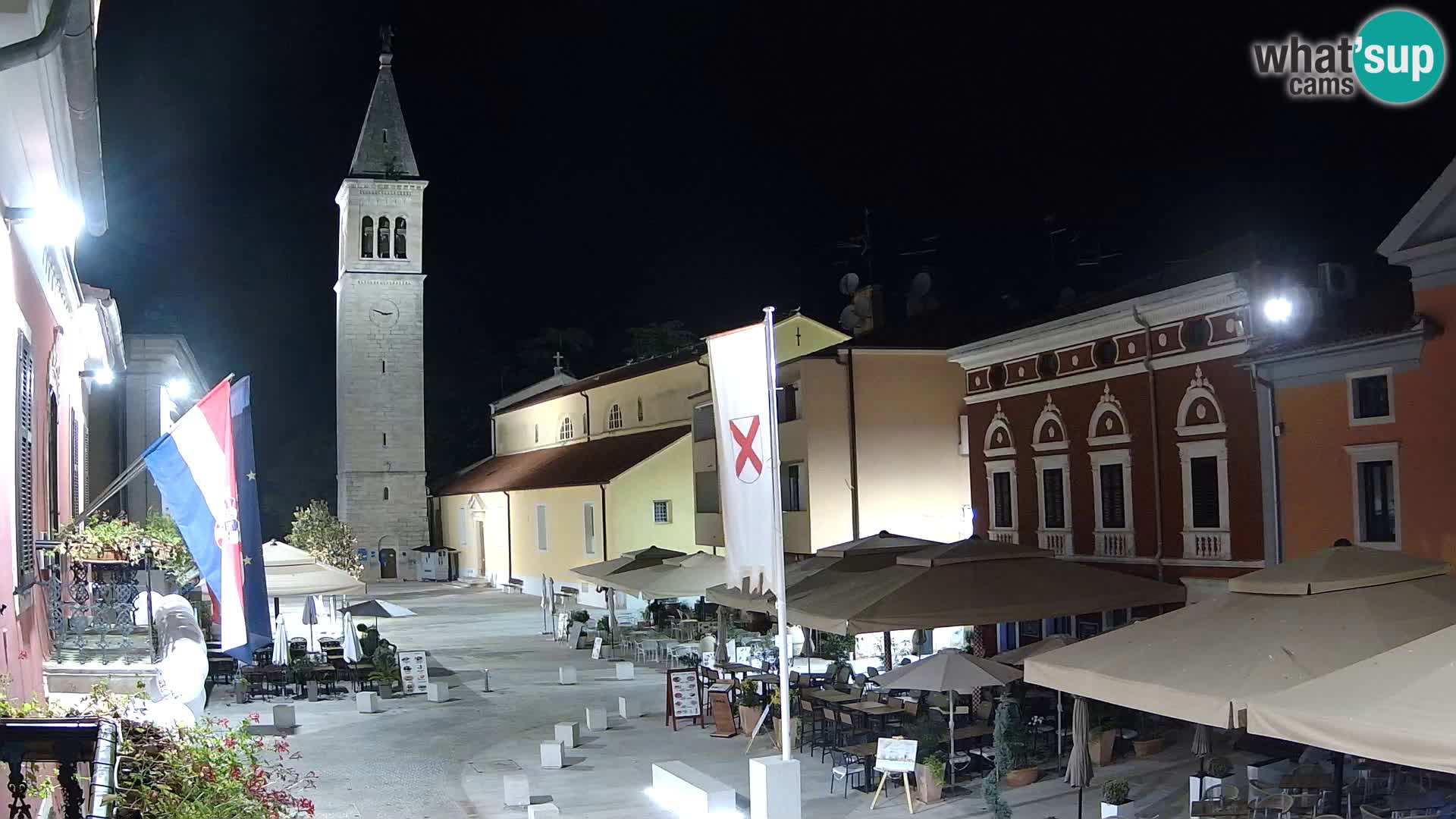 LIVE Webcam Cittanova / Novigrad – Piazza Grande – Istria