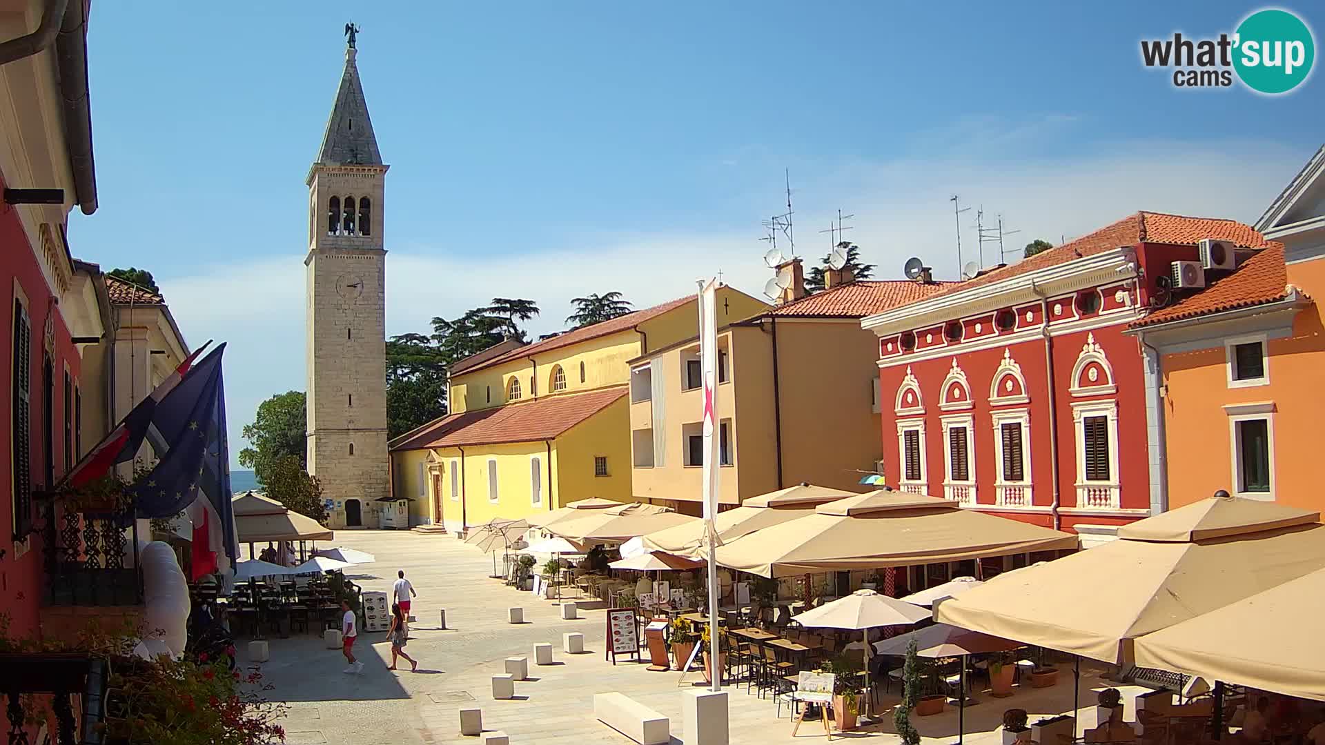 LIVE Webcam Cittanova / Novigrad – Piazza Grande – Istria