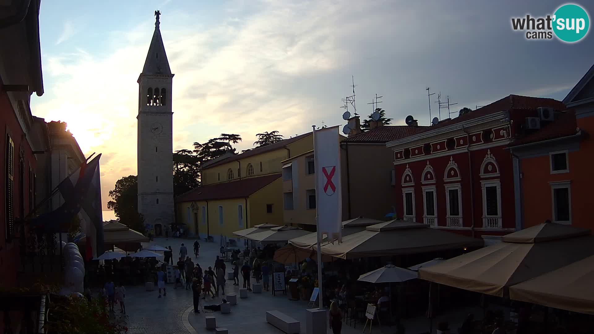 Live webcam Novigrad – Veliki Trg (grande place) – Piazza Grande