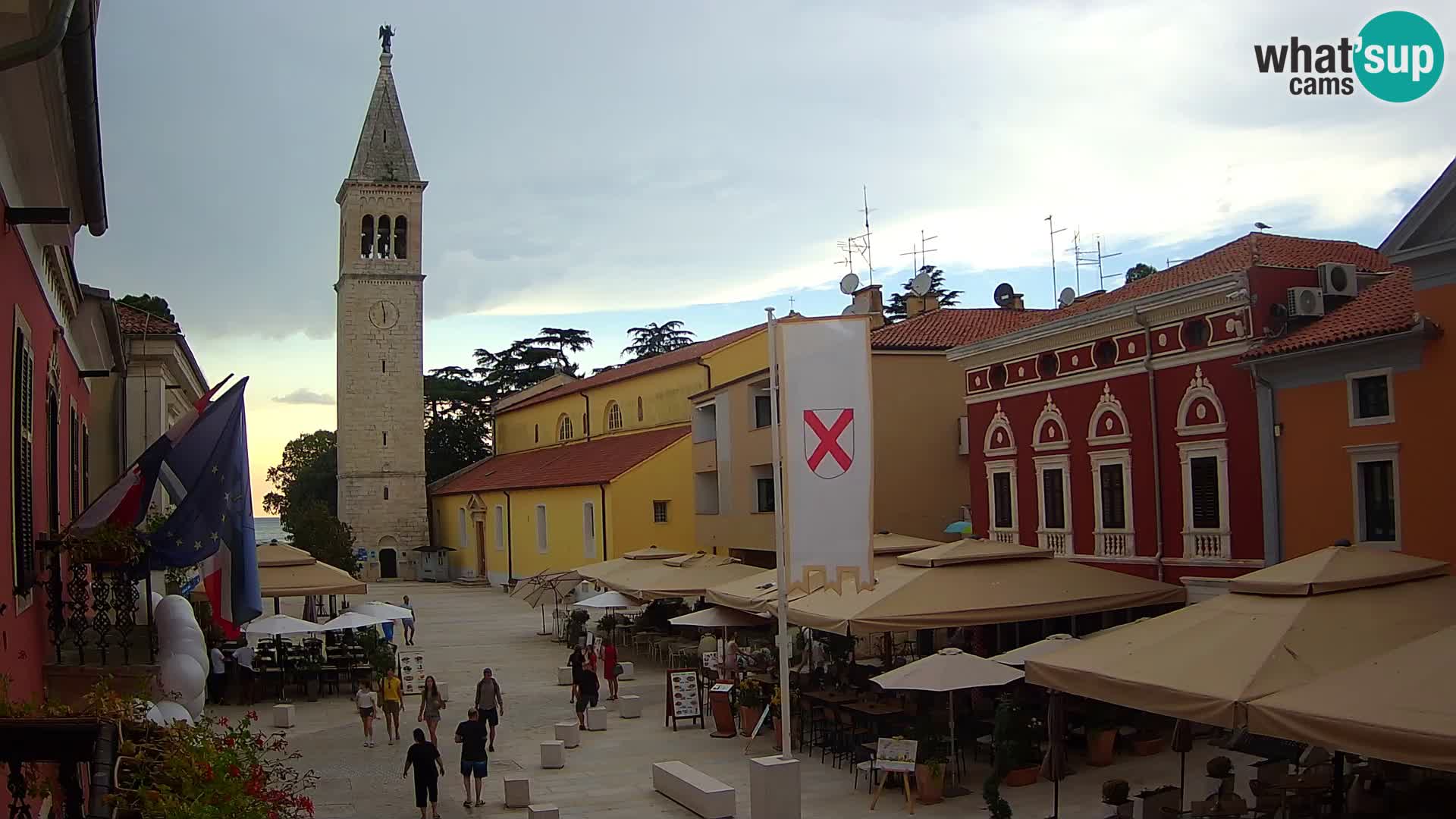 LIVE Webcam Cittanova / Novigrad – Piazza Grande – Istria