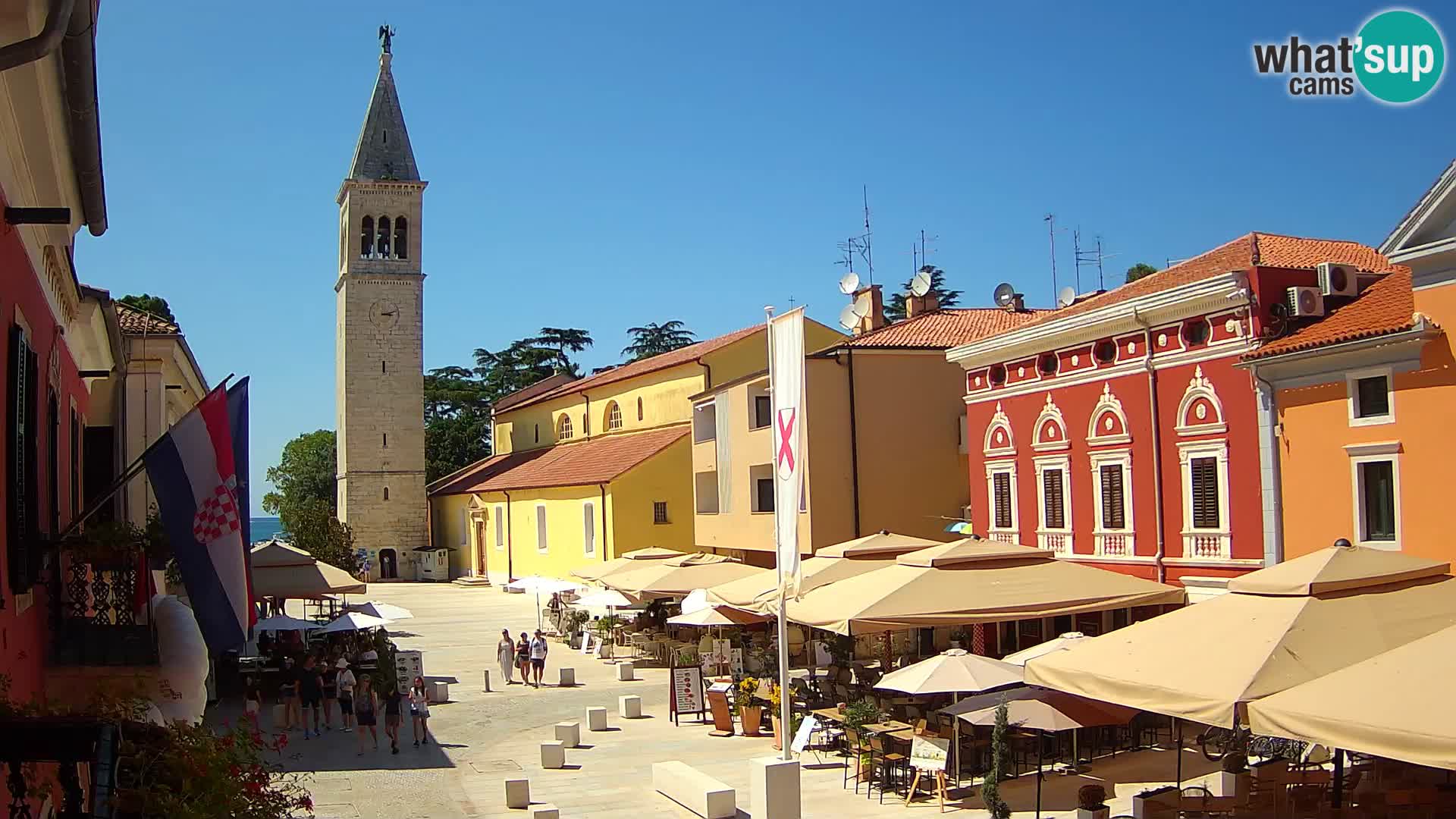 Novigrad Webcam – Veliki Trg (großen Platz) – Istrien – Kroatien