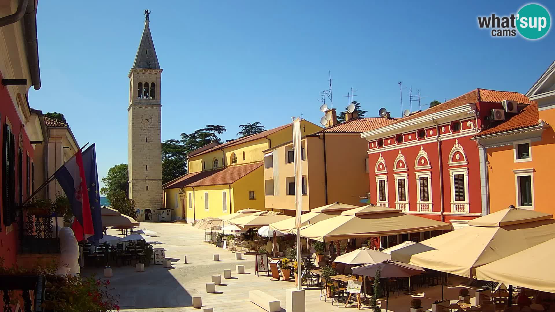 Live Webcam Novigrad – Veliki Trg (gran plaza) – Piazza Grande