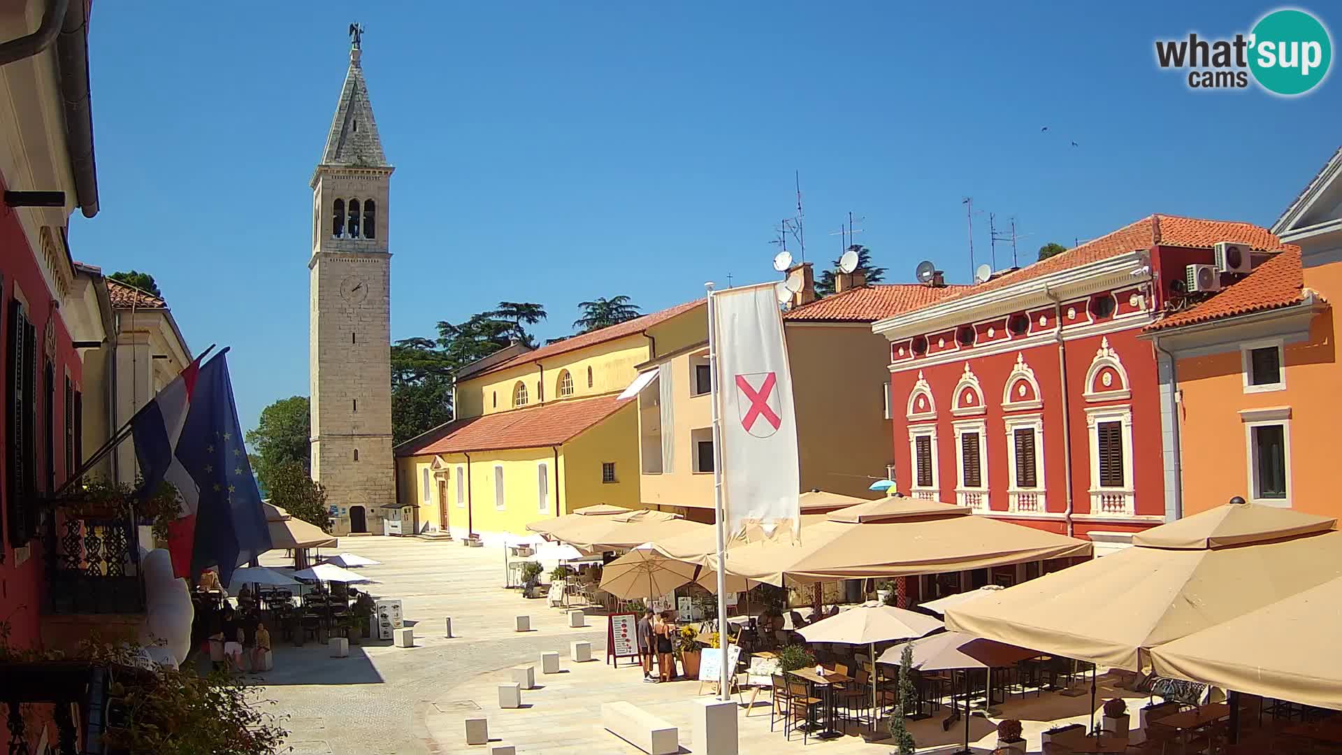Novigrad Webcam – Veliki Trg (großen Platz) – Istrien – Kroatien