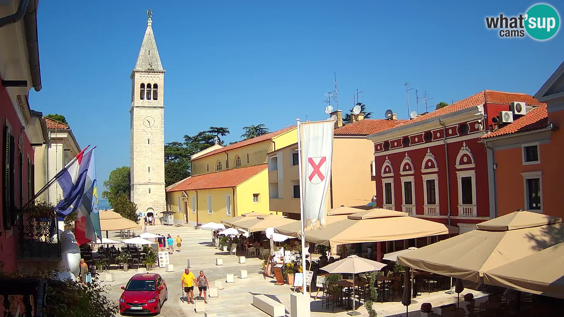 Live webcam Novigrad – Veliki Trg (grande place) – Piazza Grande