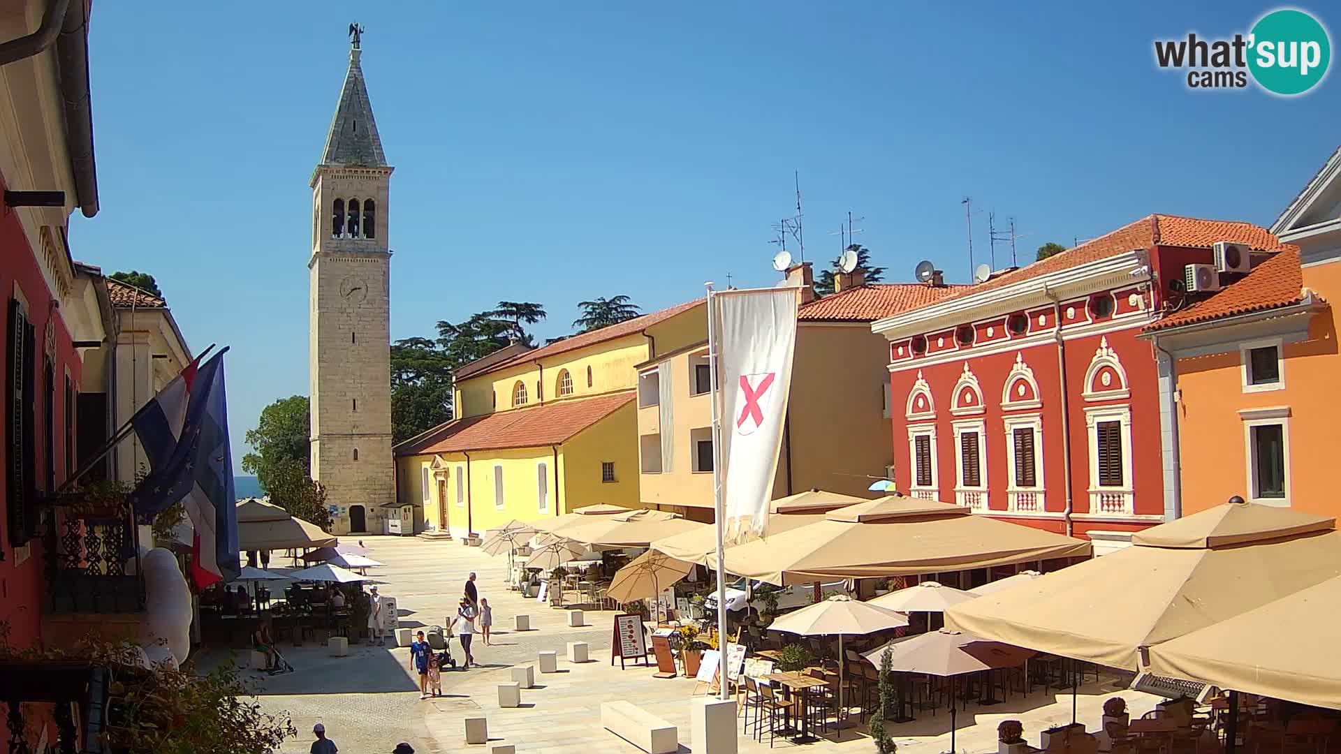 Novigrad Webcam – Veliki Trg (großen Platz) – Istrien – Kroatien