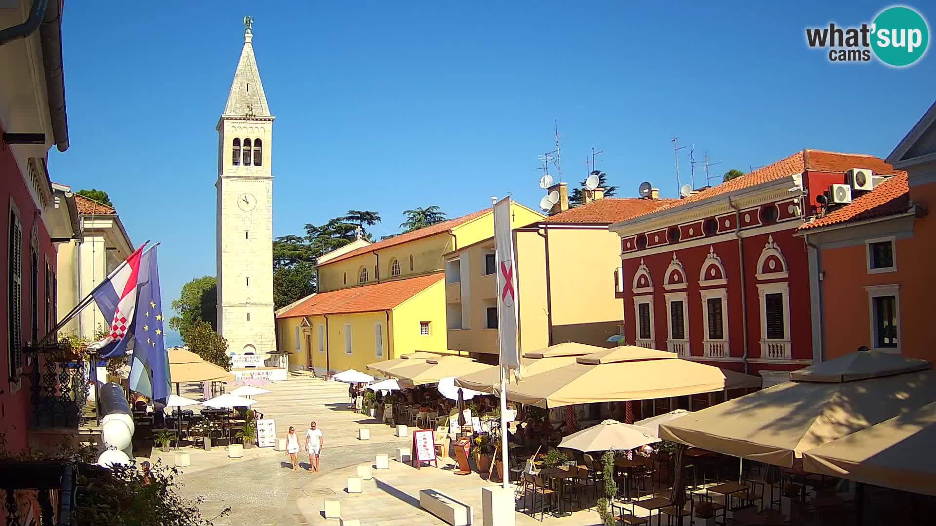 Live Webcam Novigrad – Veliki Trg (gran plaza) – Piazza Grande