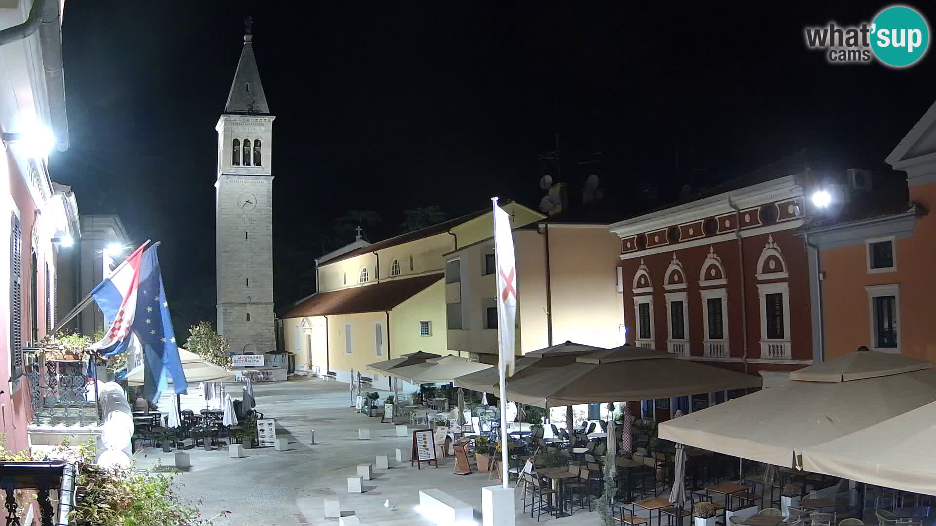 Live Webcam Novigrad – Veliki Trg (gran plaza) – Piazza Grande