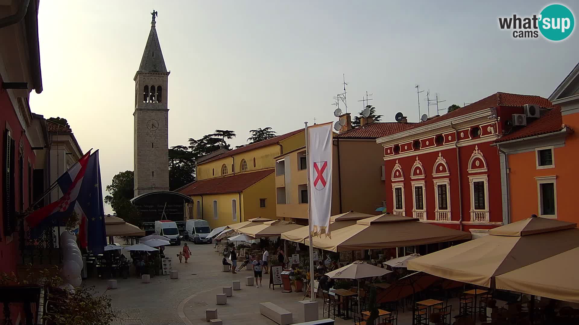LIVE Webcam Cittanova / Novigrad – Piazza Grande – Istria