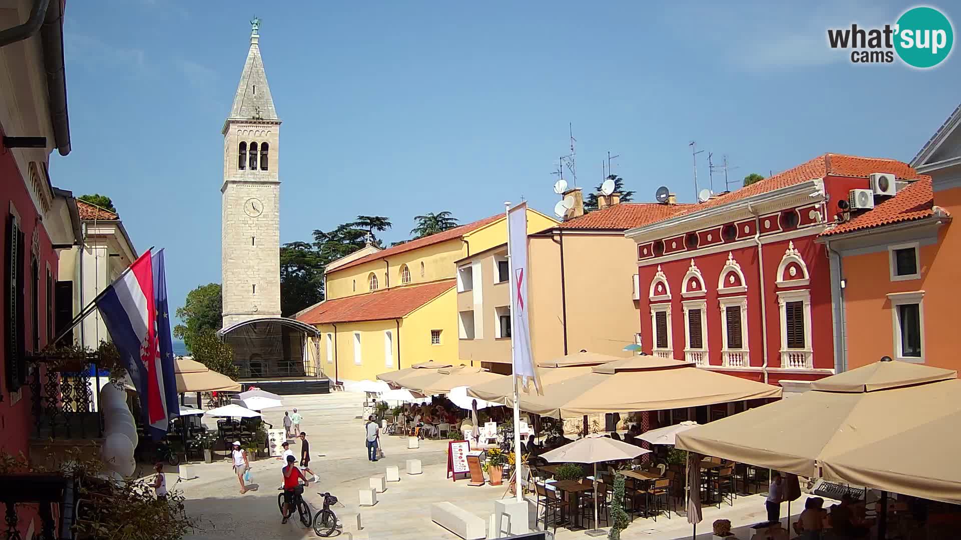 LIVE Webcam Cittanova / Novigrad – Piazza Grande – Istria